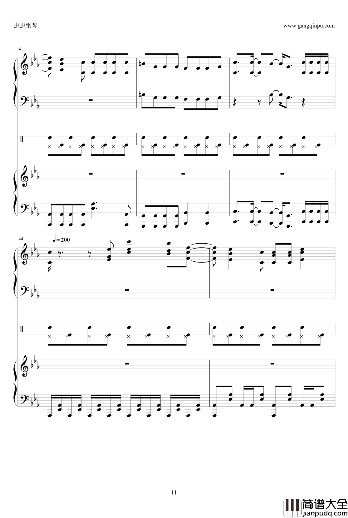 野良神OP钢琴谱