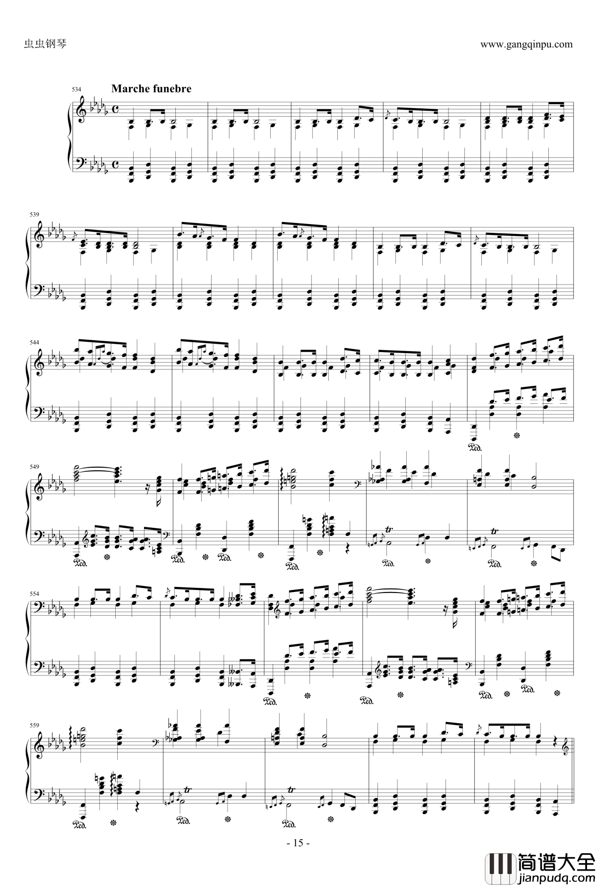 Sonata_in_B_falt_minor钢琴谱_S肖邦降b小调第二钢琴奏鸣曲_Op.35