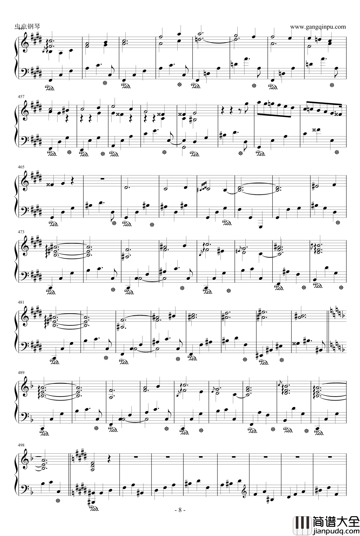 Scherzo_in_E_Major钢琴谱_肖邦E大调谐谑曲_Op.54_chopin