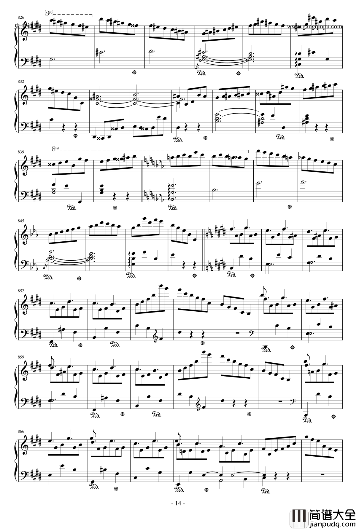 Scherzo_in_E_Major钢琴谱_肖邦E大调谐谑曲_Op.54_chopin