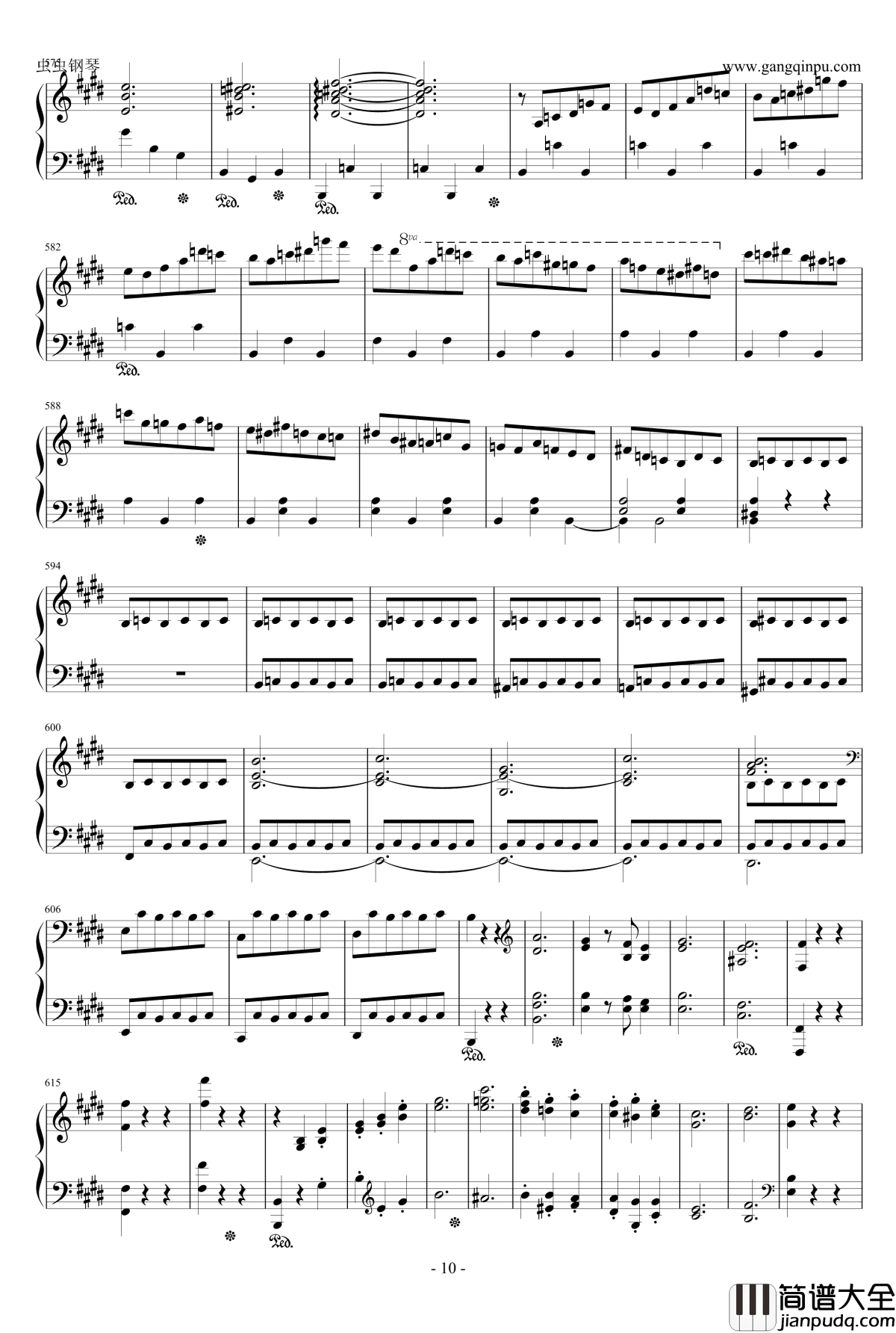 Scherzo_in_E_Major钢琴谱_肖邦E大调谐谑曲_Op.54_chopin