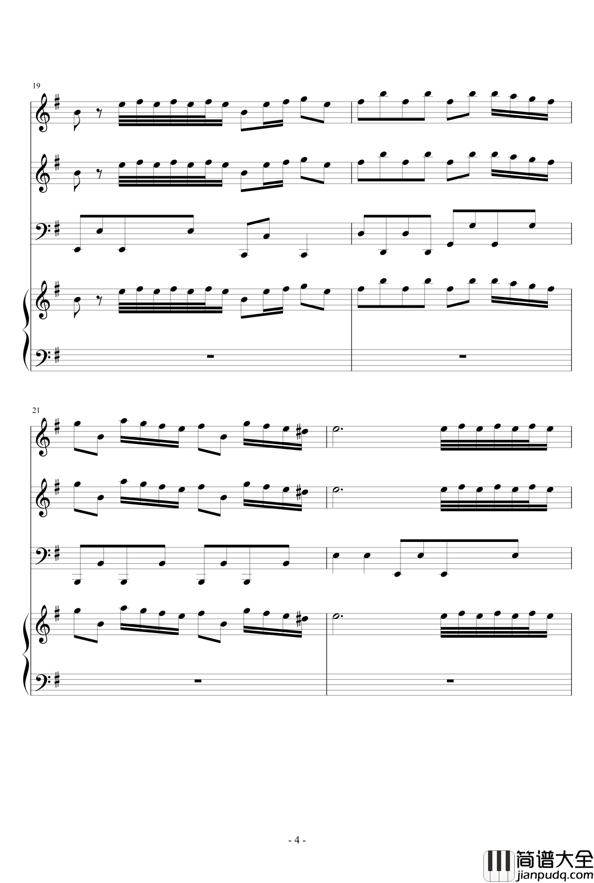 The_Gypsy_Maid钢琴谱_总谱_马克西姆_Maksim·Mrvica