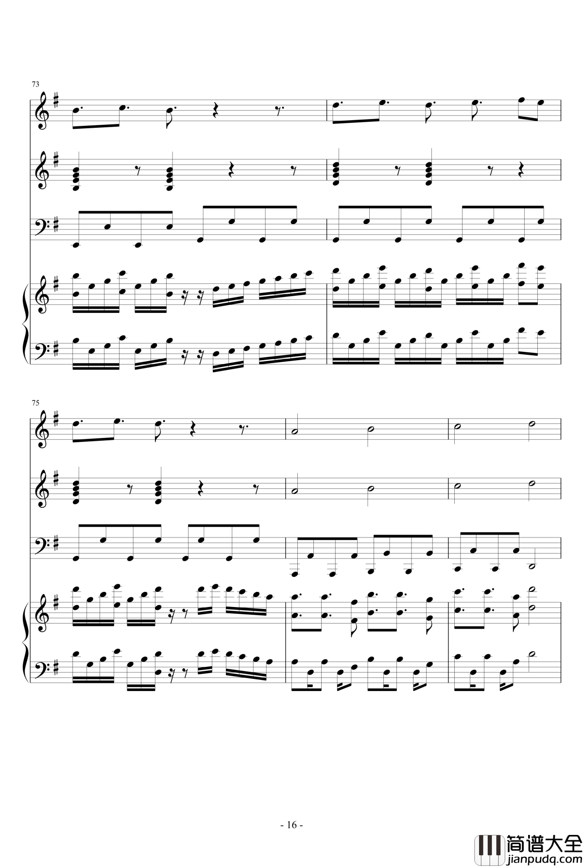 The_Gypsy_Maid钢琴谱_总谱_马克西姆_Maksim·Mrvica