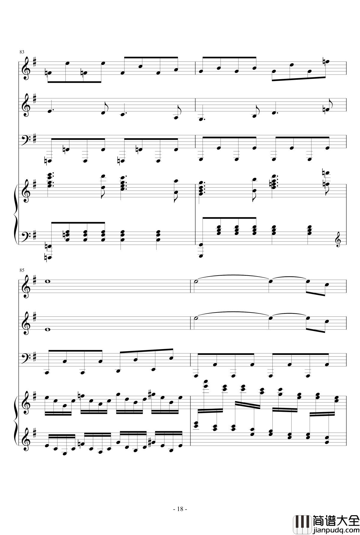 The_Gypsy_Maid钢琴谱_总谱_马克西姆_Maksim·Mrvica