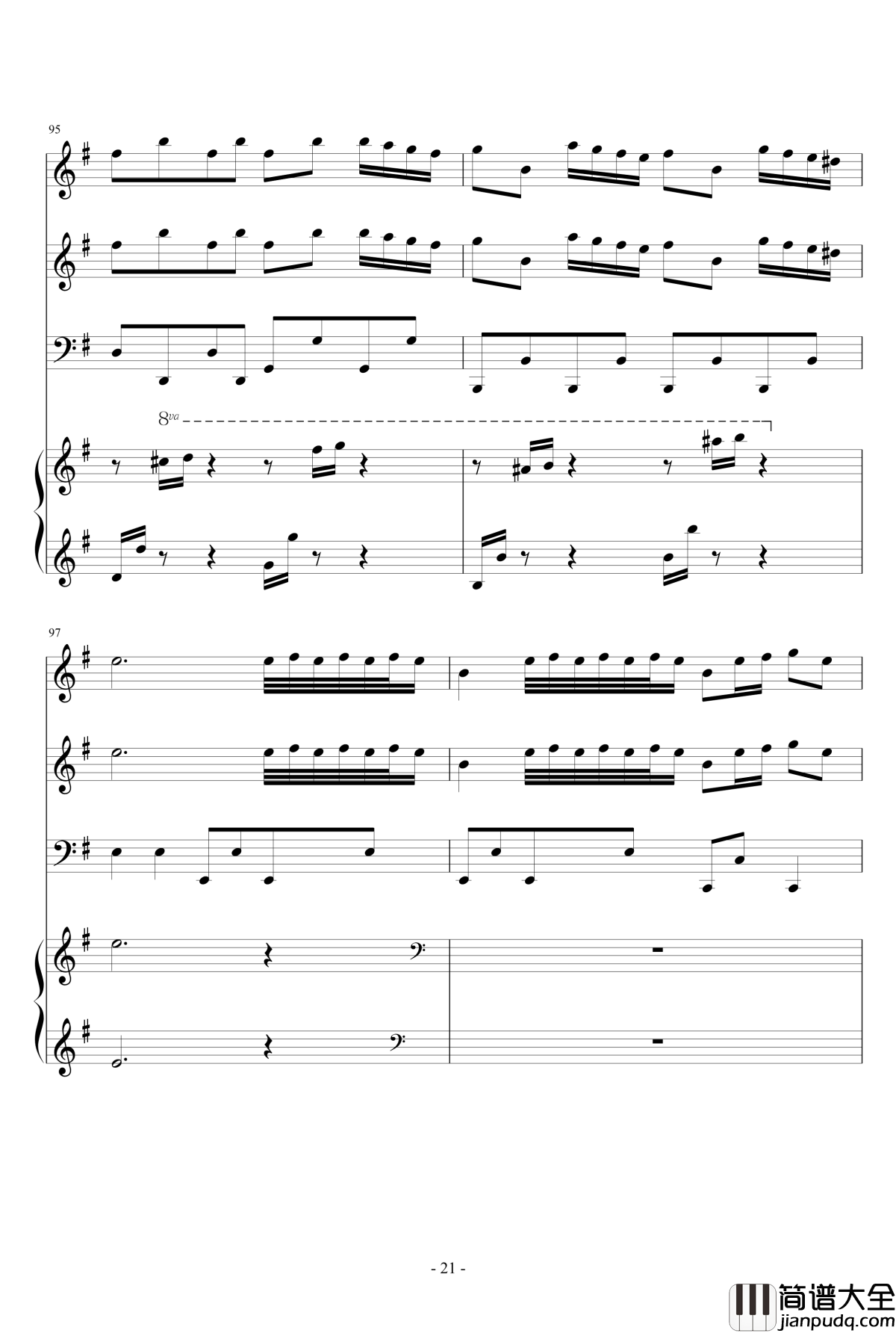 The_Gypsy_Maid钢琴谱_总谱_马克西姆_Maksim·Mrvica