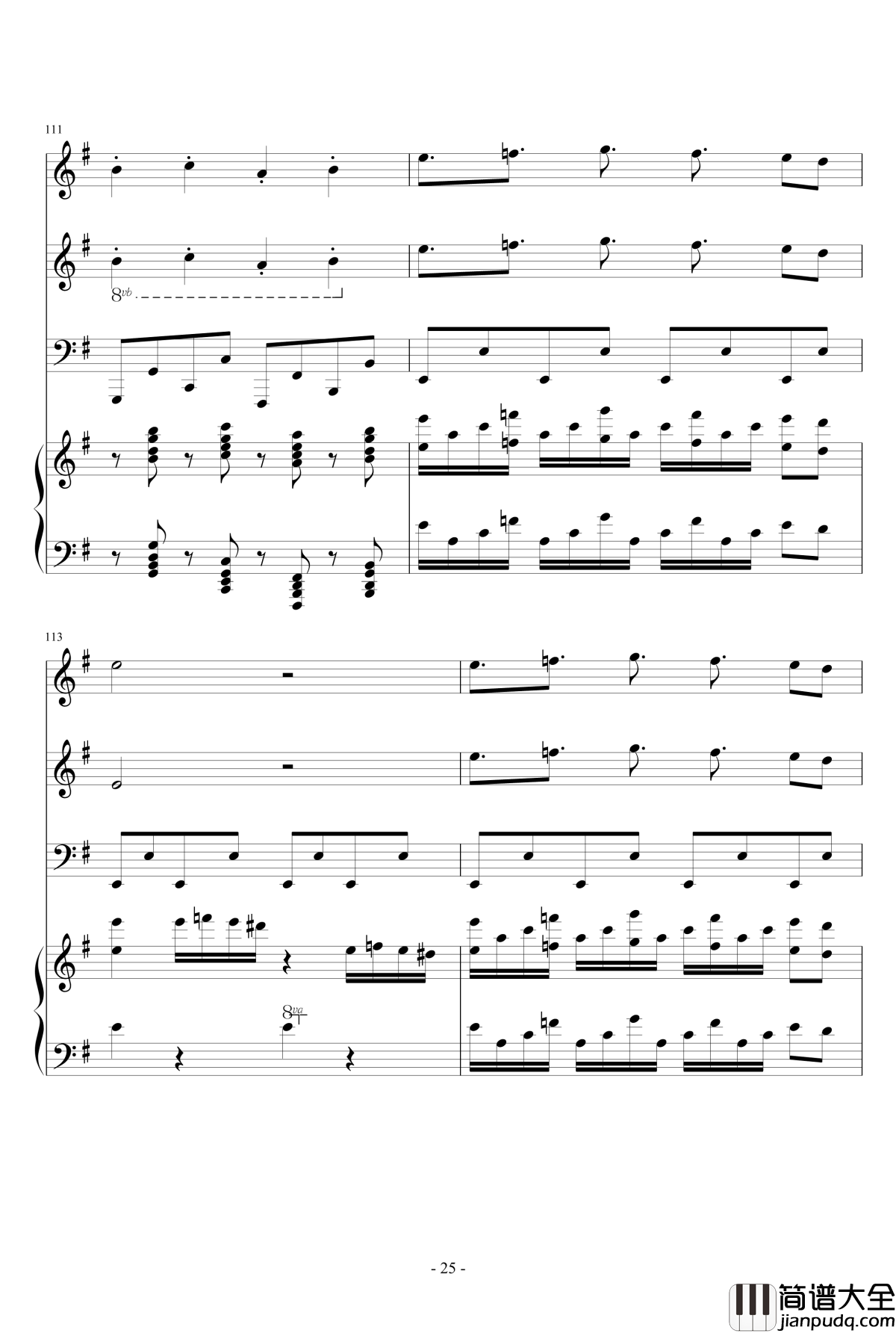 The_Gypsy_Maid钢琴谱_总谱_马克西姆_Maksim·Mrvica