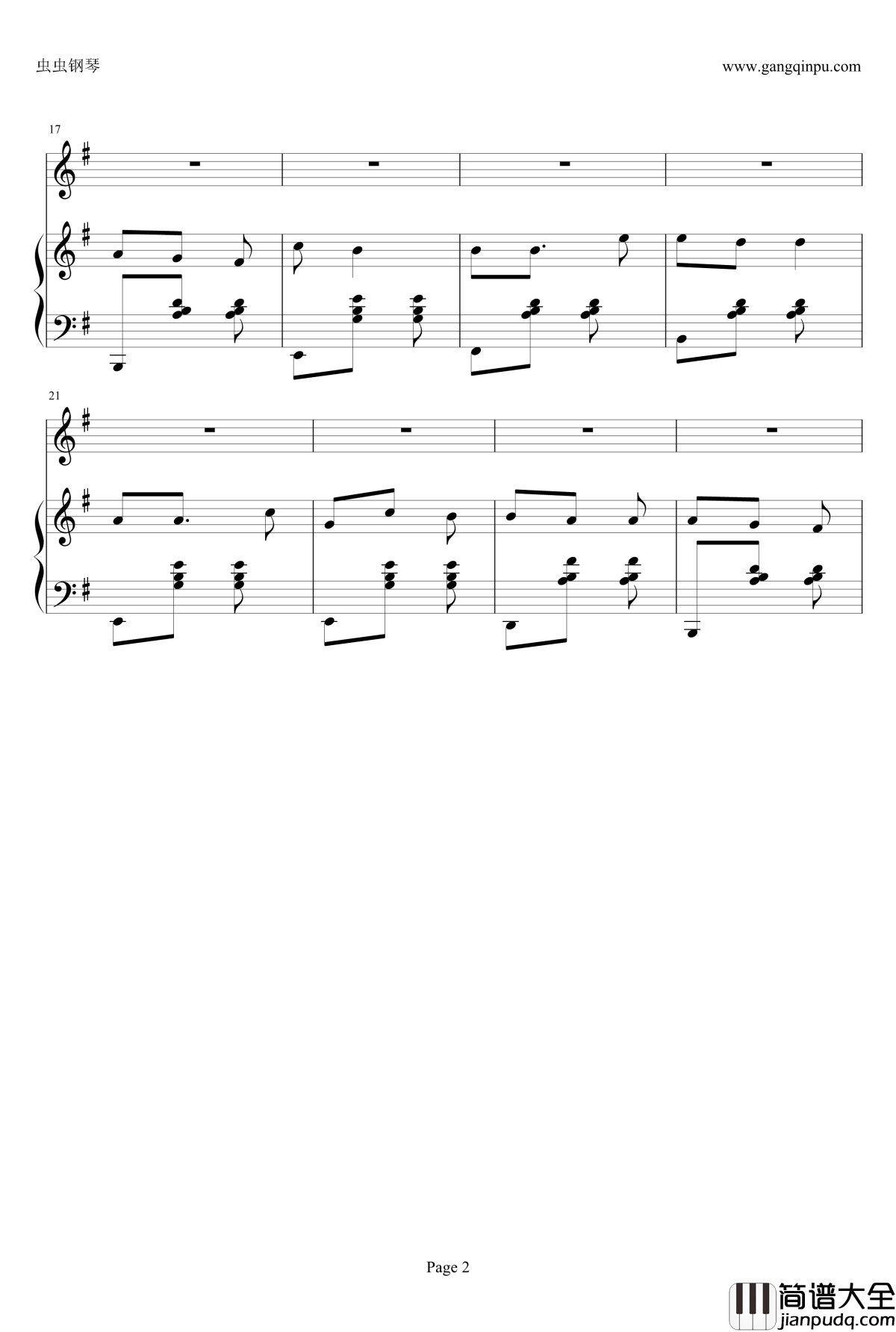 Italia_amorosi钢琴谱_意大利风情_帕瓦罗蒂