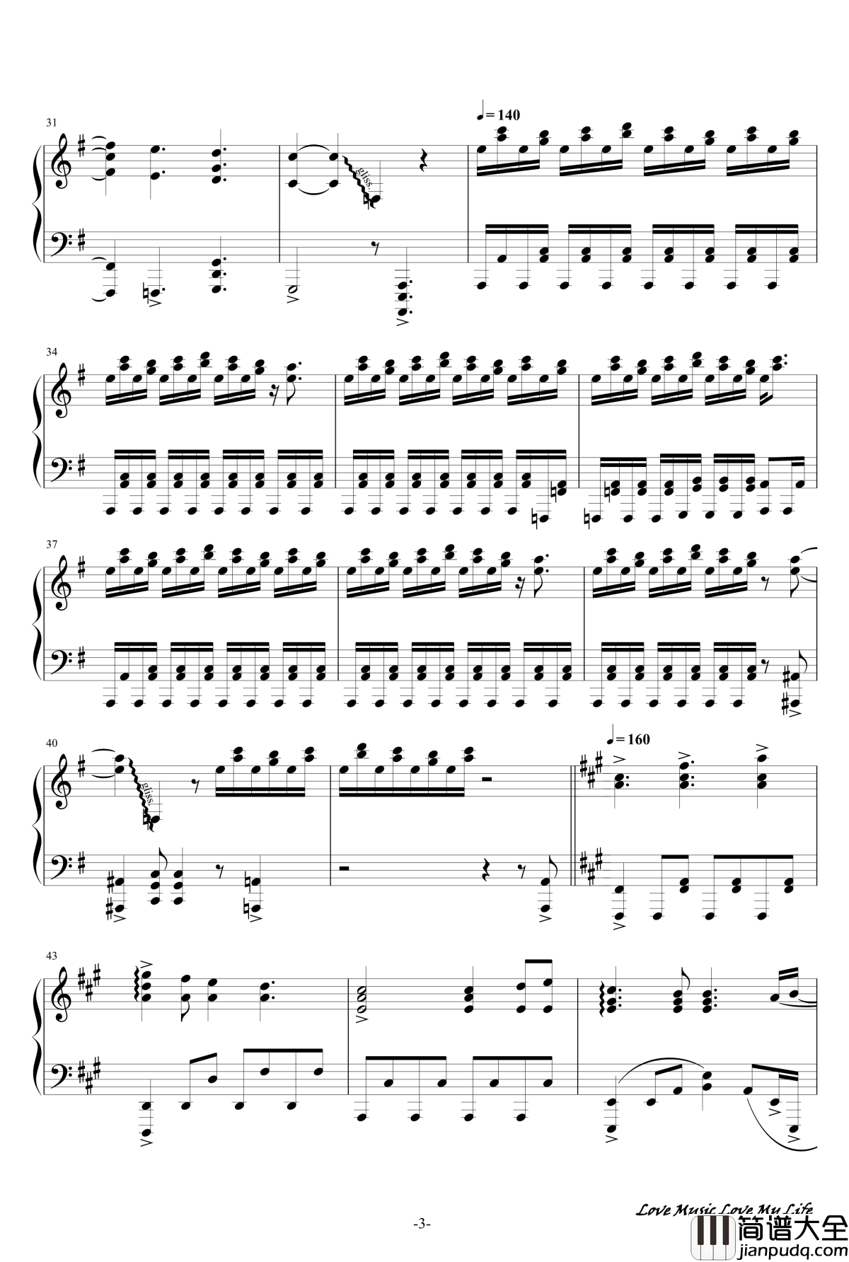 触手猴72首动漫名曲连弹钢琴谱_part_1