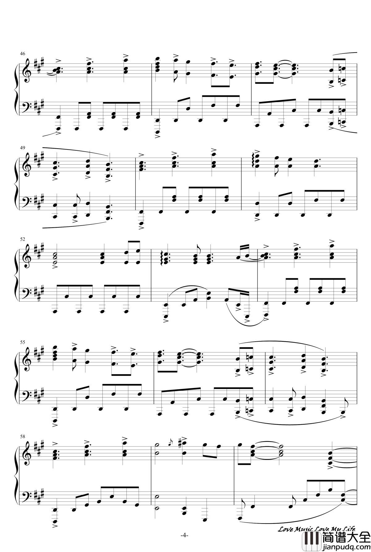 触手猴72首动漫名曲连弹钢琴谱_part_1