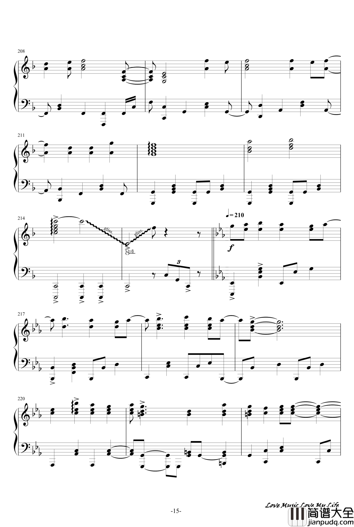 触手猴72首动漫名曲连弹钢琴谱_part_1