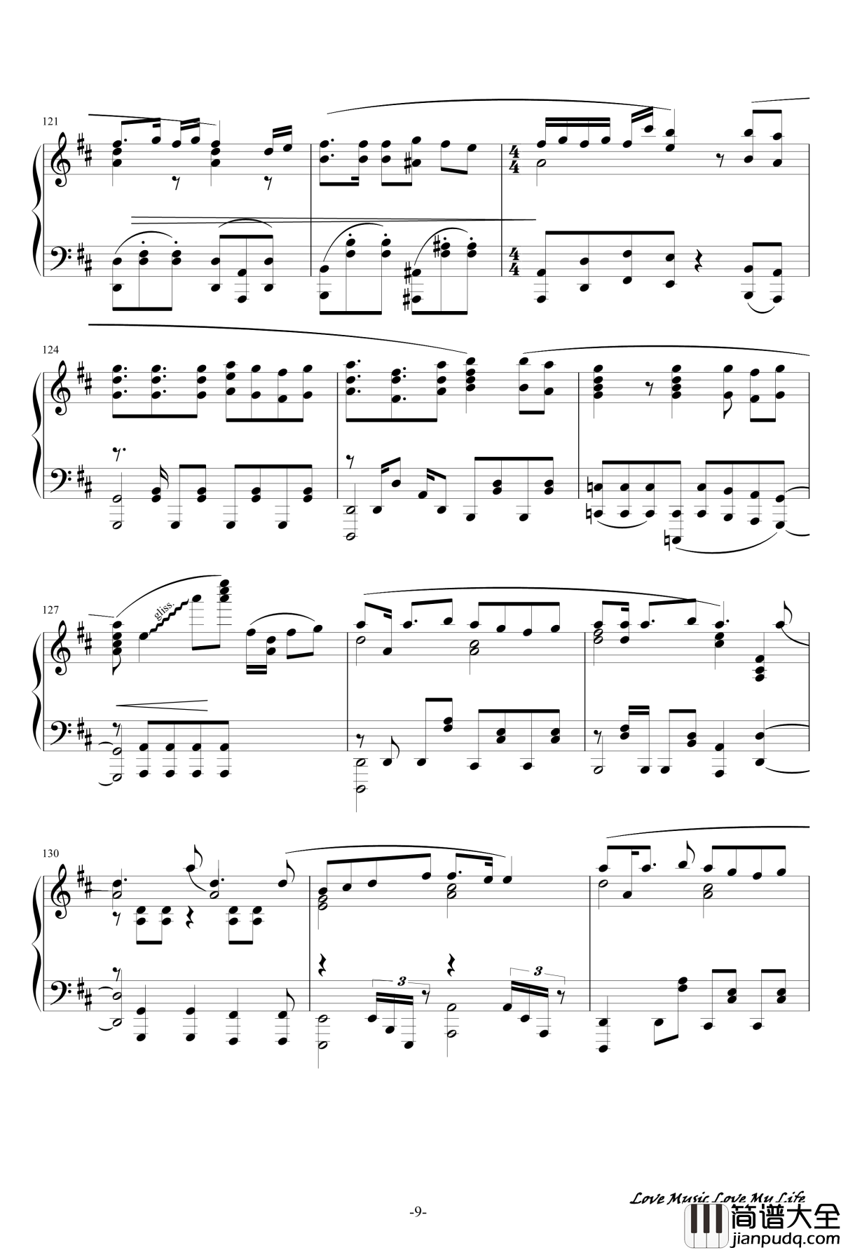 触手猴72首动漫名曲连弹钢琴谱_part_1