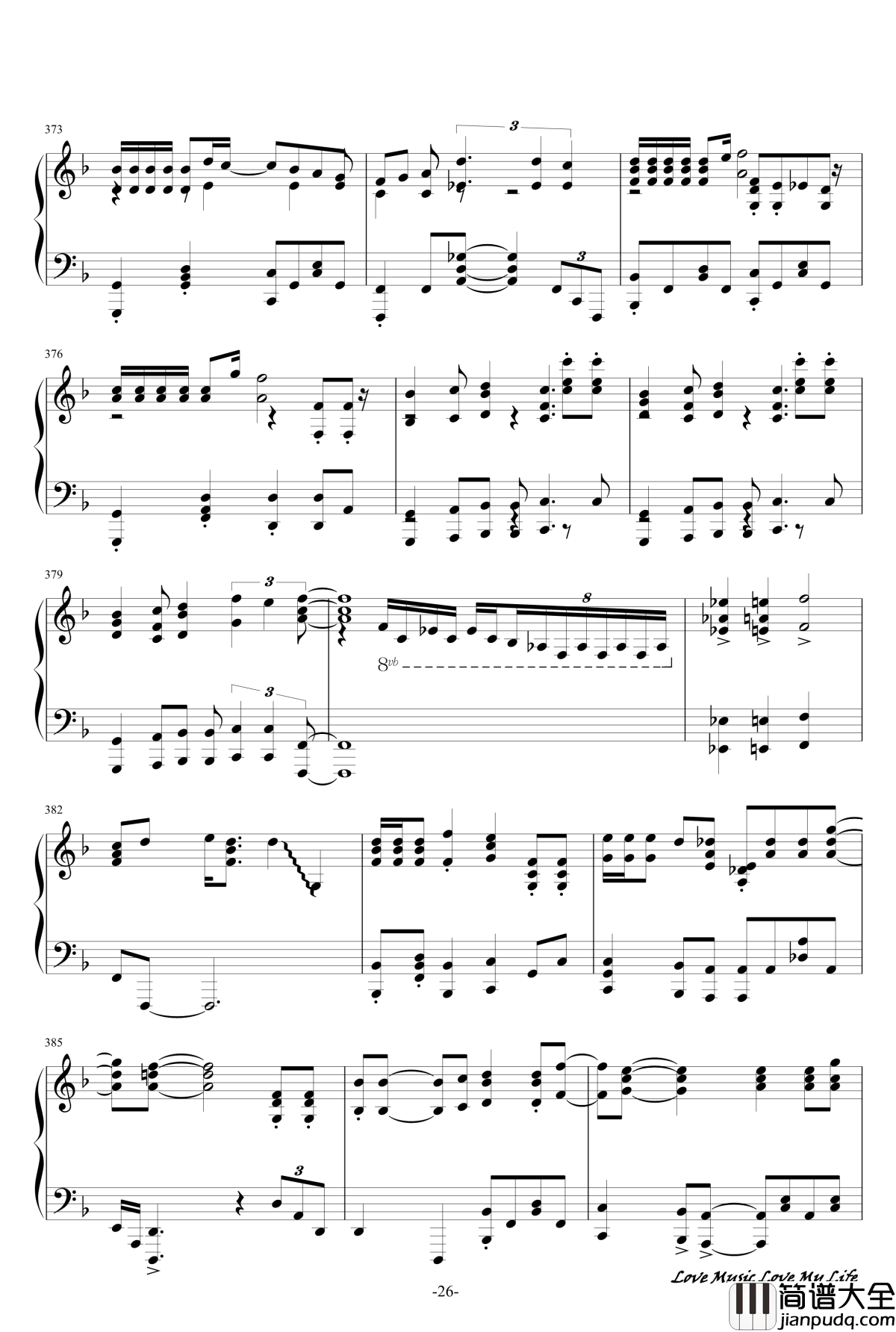 触手猴72首动漫名曲连弹钢琴谱_part_1