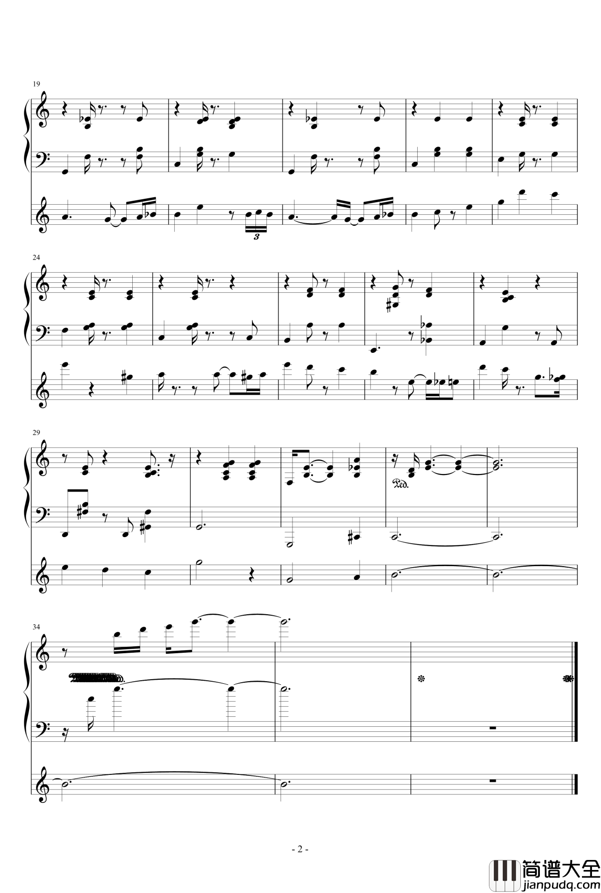 lbgのwaltz钢琴谱_刘北席