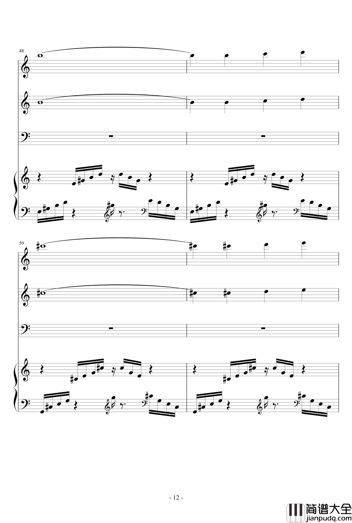 Samba_De_Roda钢琴谱_总谱_马克西姆_Maksim·Mrvica