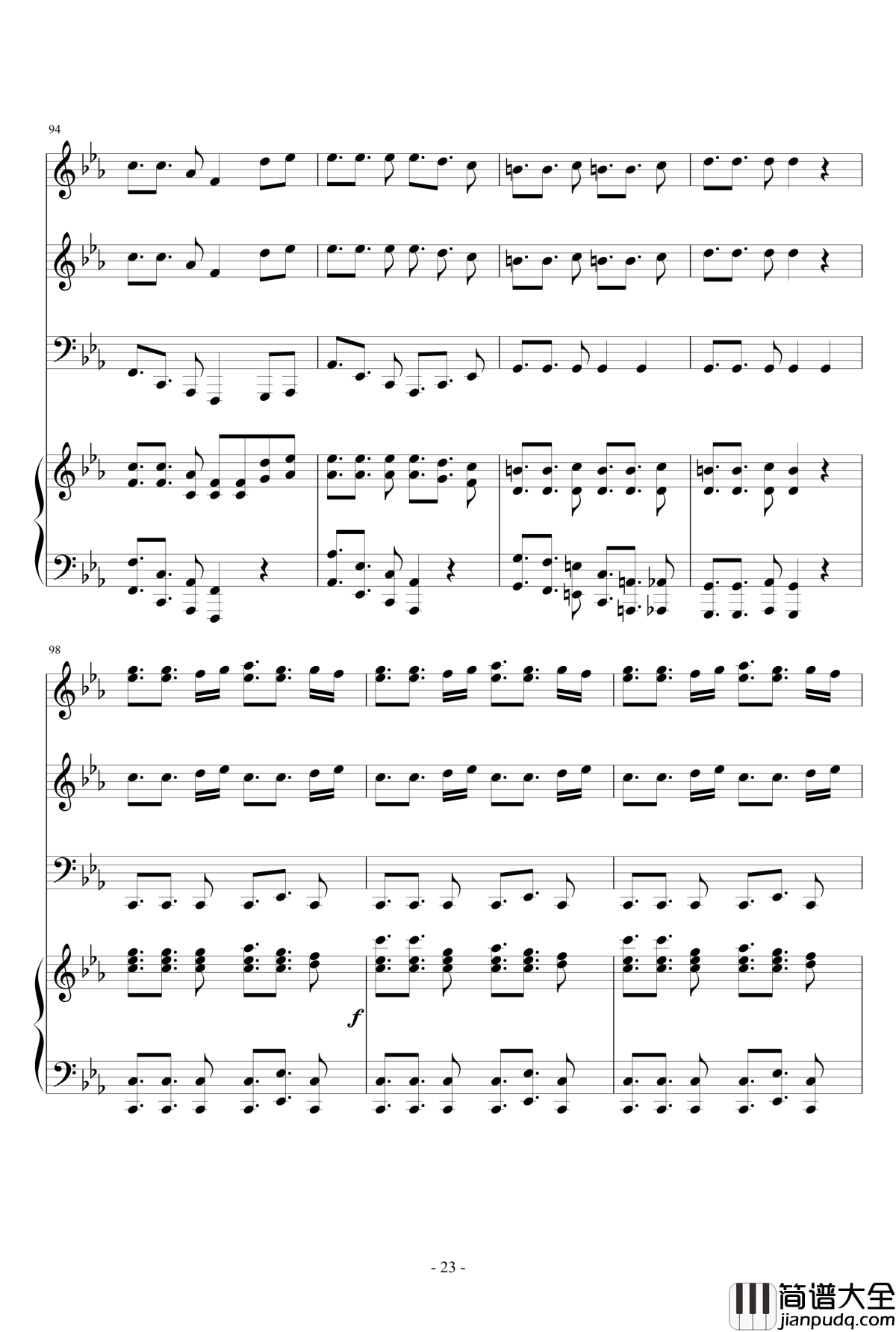 Samba_De_Roda钢琴谱_总谱_马克西姆_Maksim·Mrvica