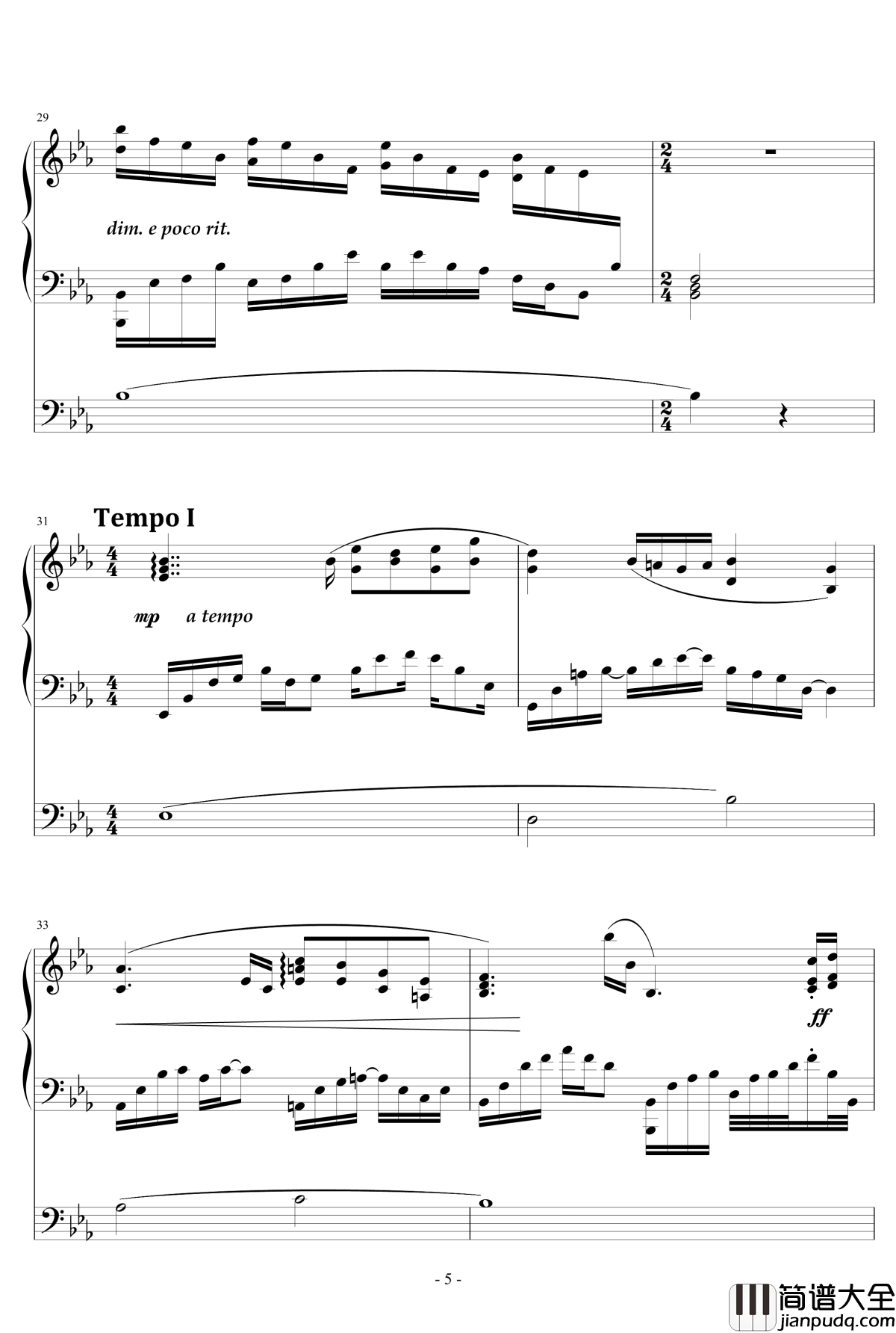 飘雪大自然的声音钢琴谱_五_天籁传声