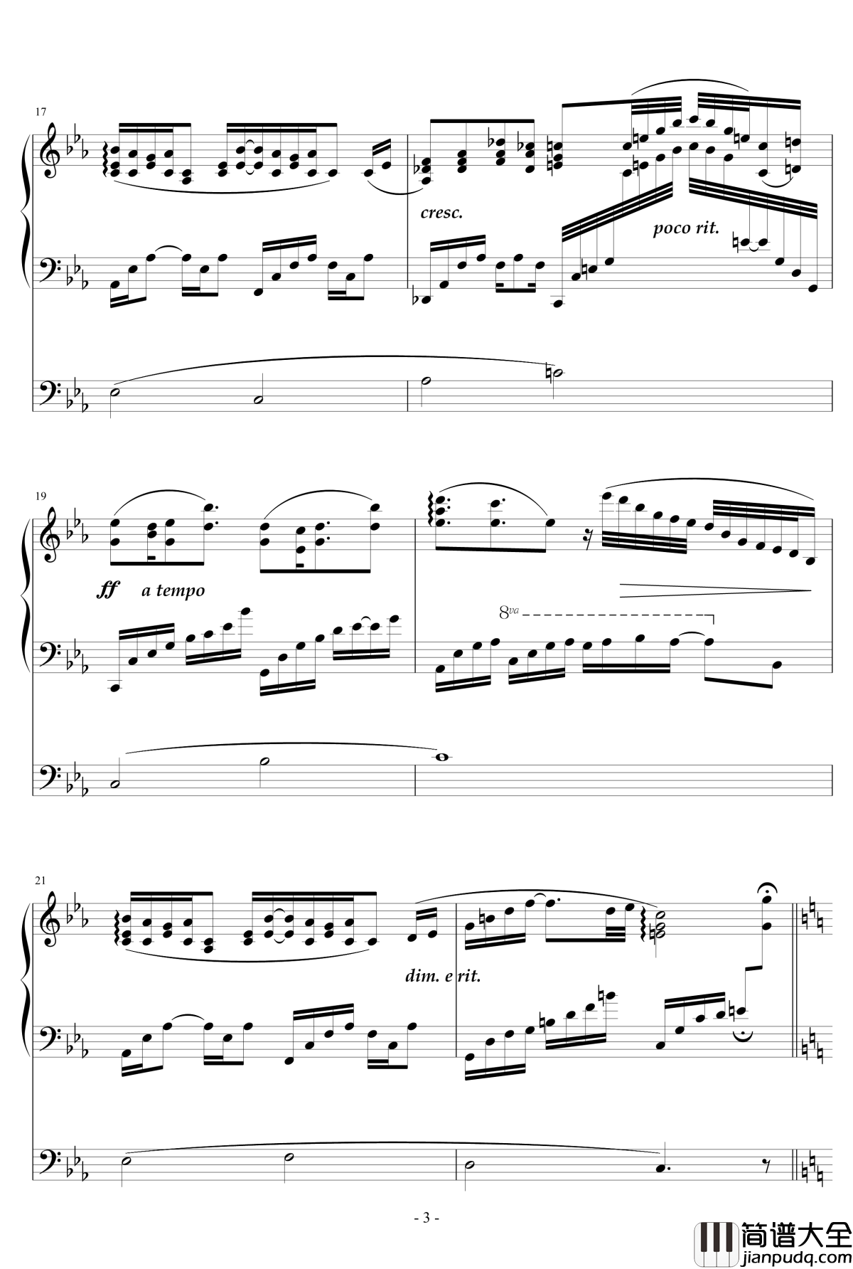 飘雪大自然的声音钢琴谱_五_天籁传声