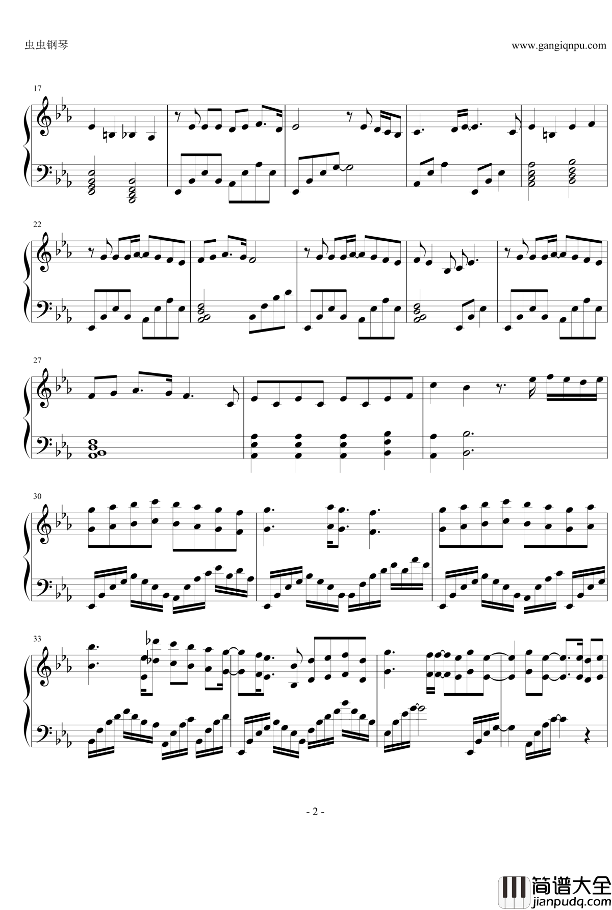 刀剑神域钢琴谱_刀剑神域第一季ED1