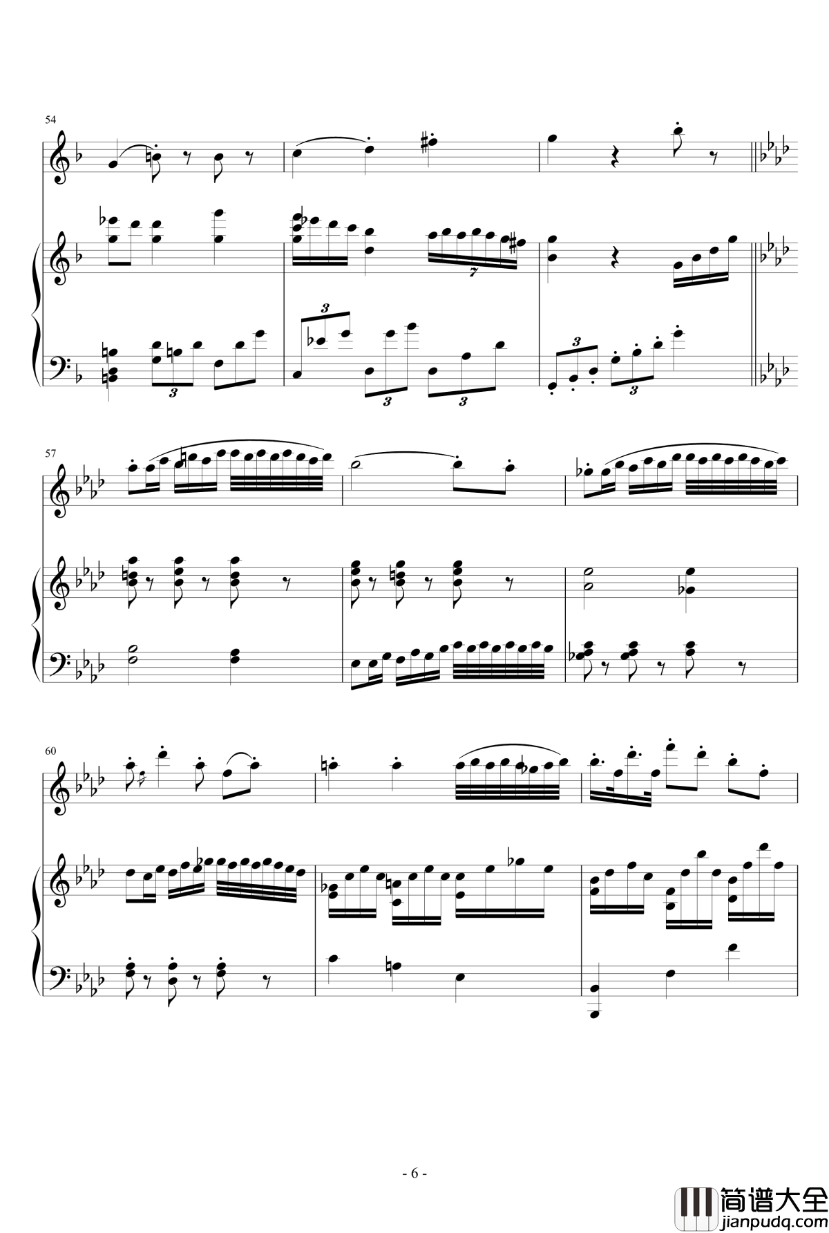 小步舞曲钢琴谱_琴欲