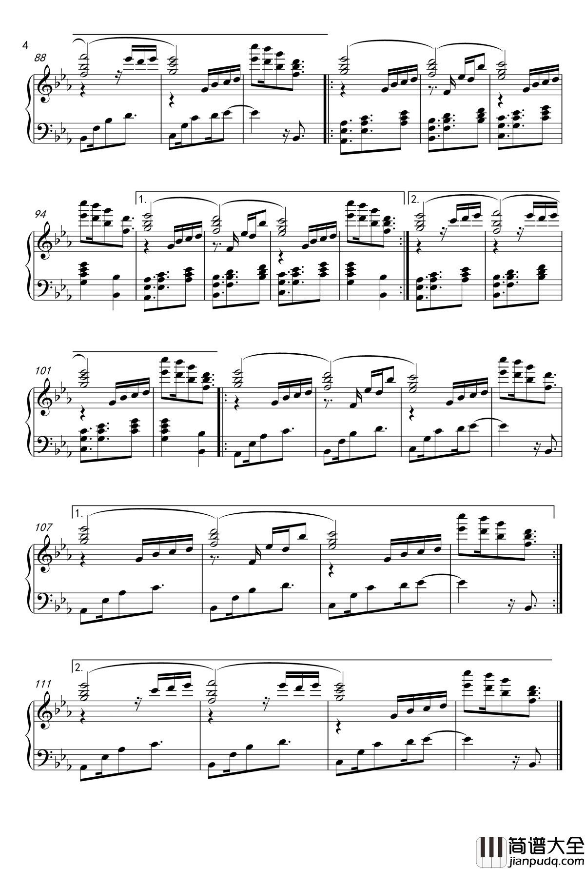 Mallow_Flower钢琴谱_/钢琴独奏_Otokaze