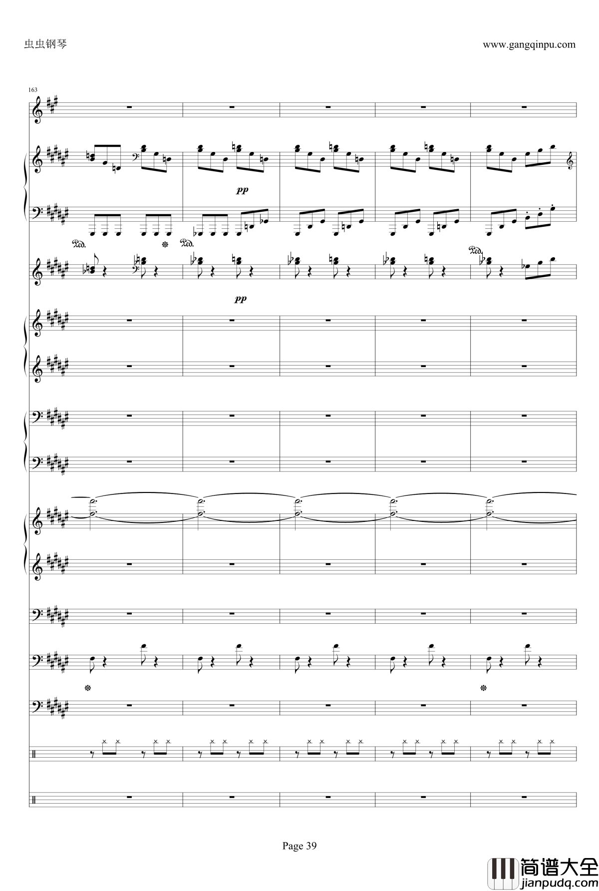 侏儒之舞钢琴谱_加小乐队_李斯特