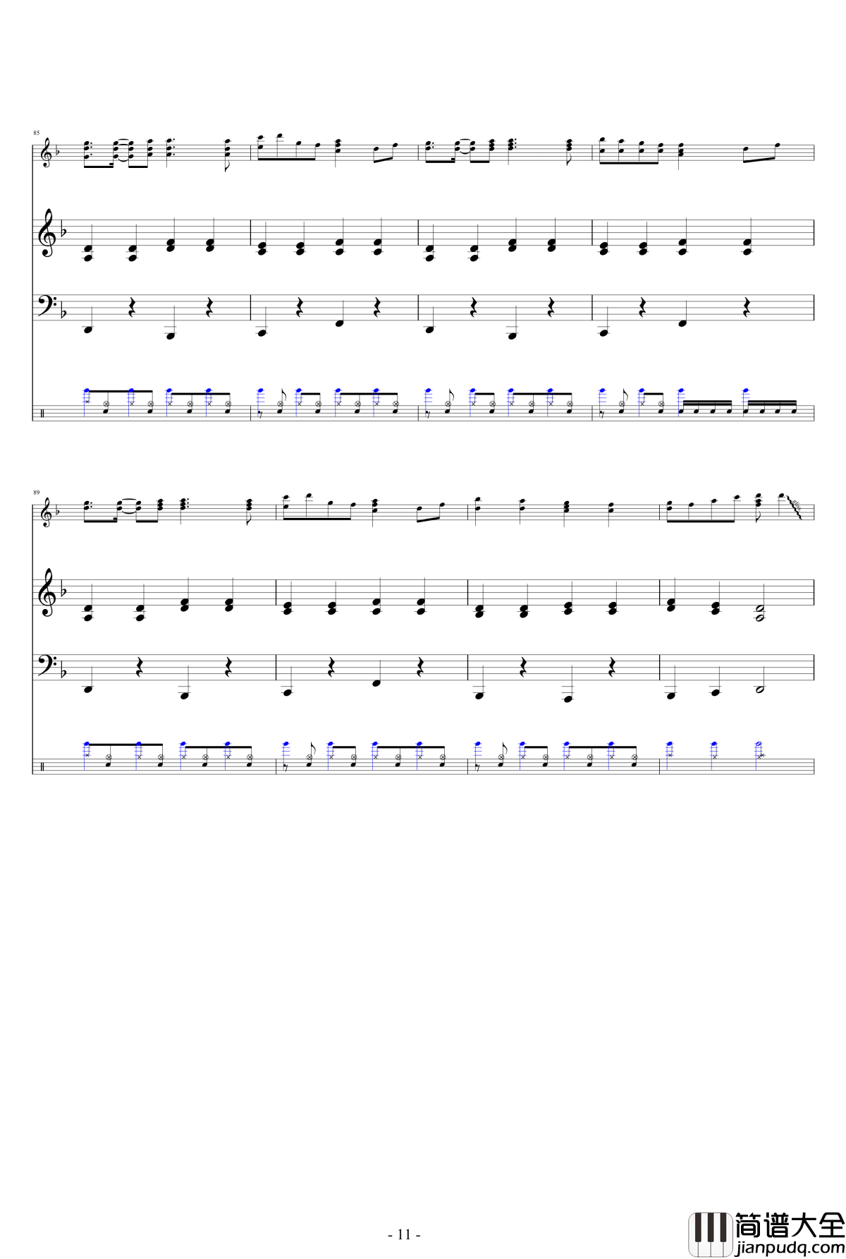 千本樱钢琴伴奏谱_娜娜X初音ミク