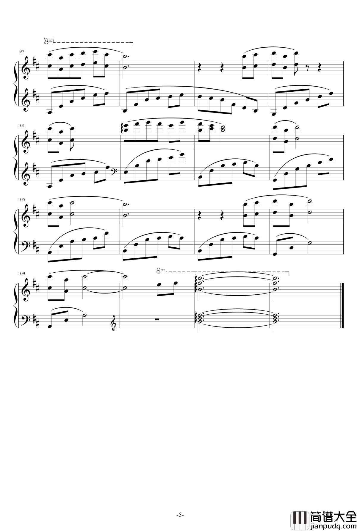 冬日遐想钢琴谱_Mrjoeconan