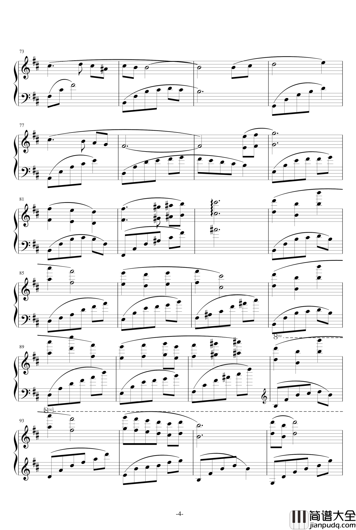 冬日遐想钢琴谱_Mrjoeconan