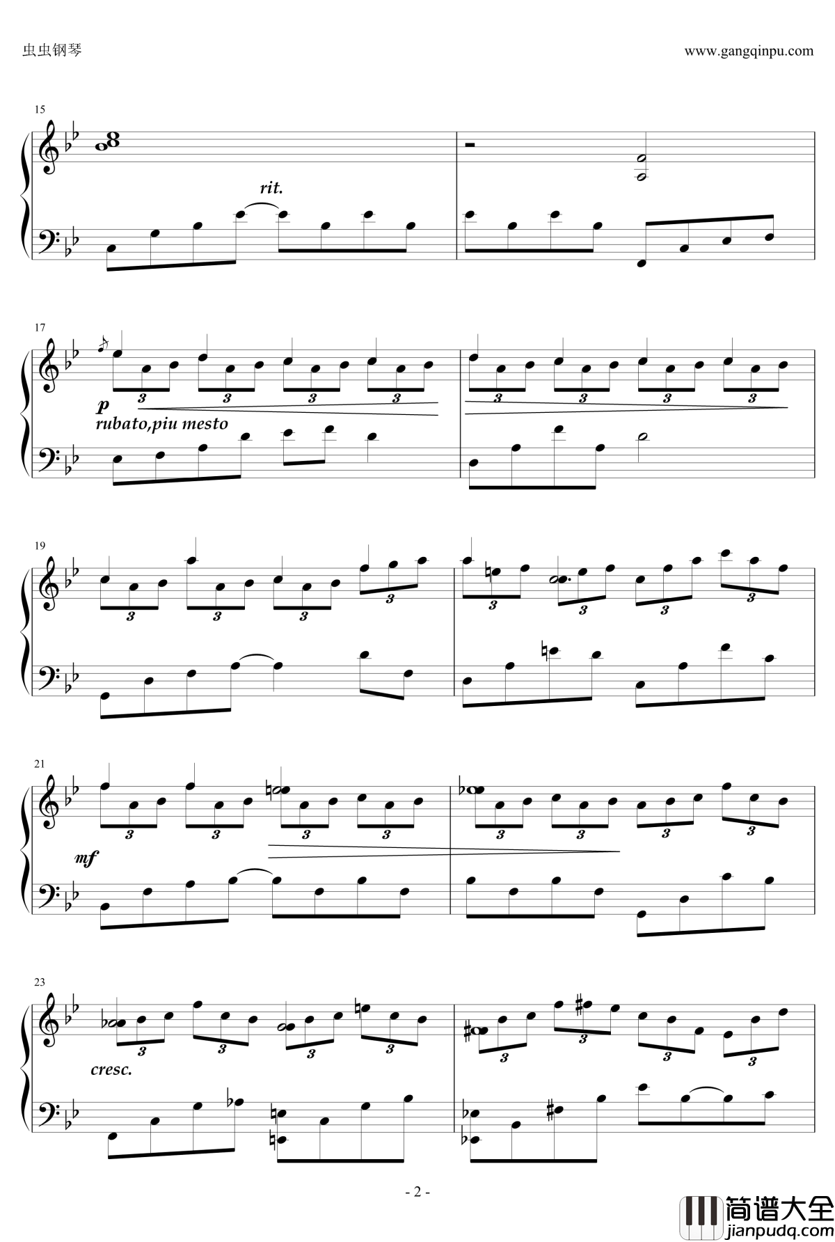 迷惘钢琴谱_天籁传声