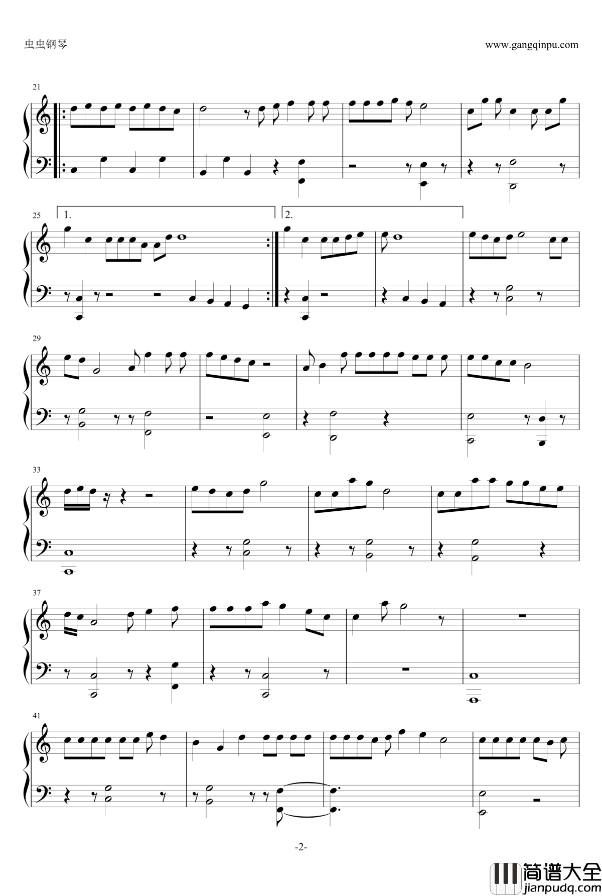 Let's_not_fall_in_love钢琴谱_not_fall_in_love_BigBang_