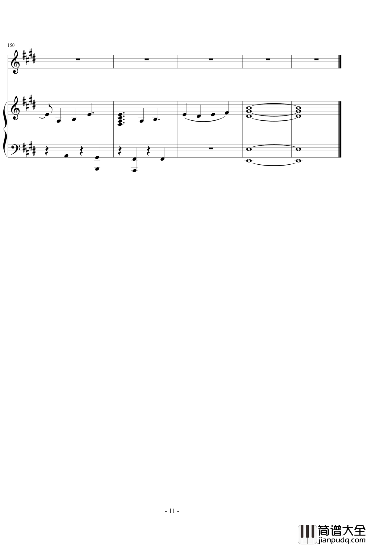 Tell_your_world钢琴谱_初音ミク_初音未来_伴奏谱