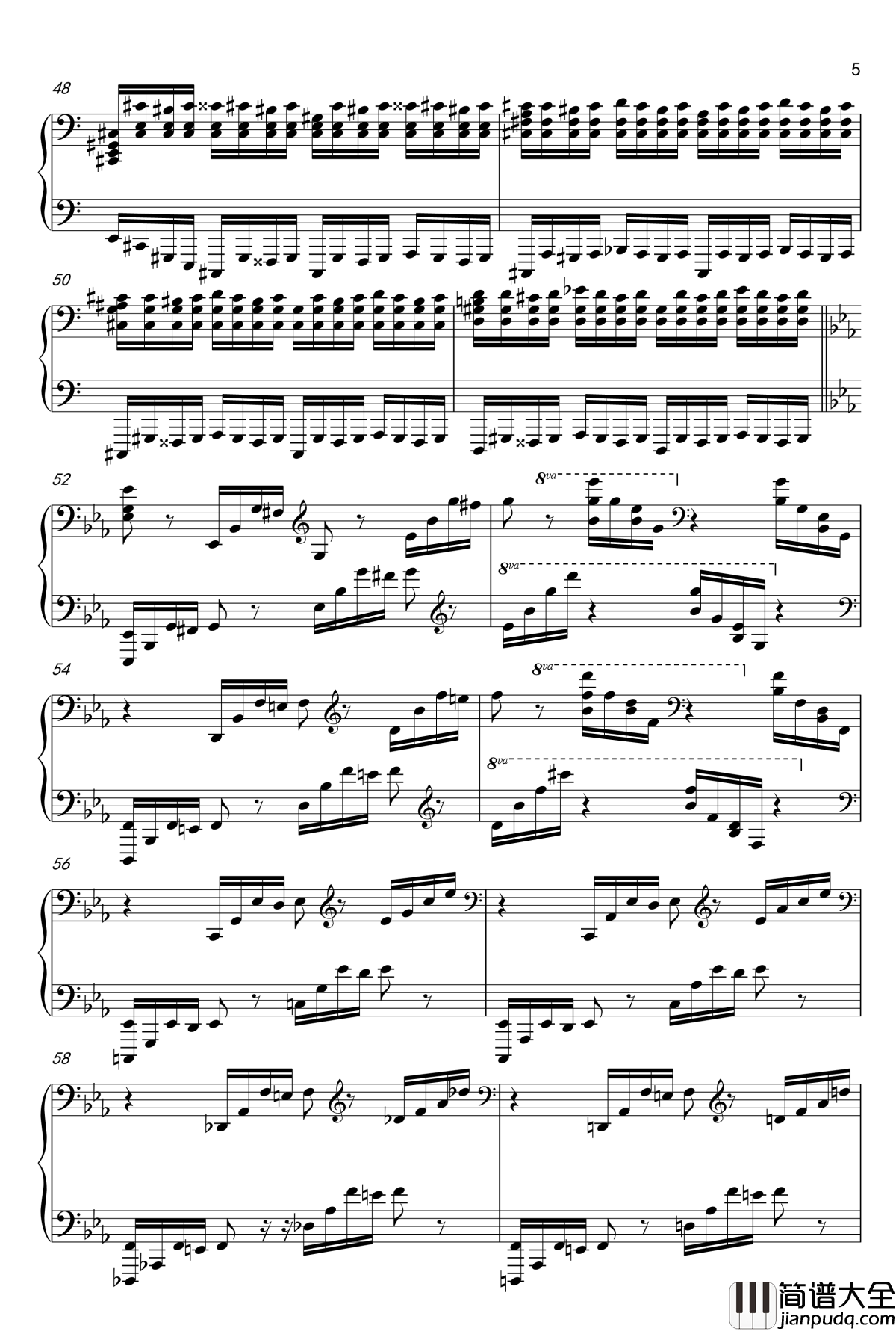 练习曲钢琴谱_TONY_王