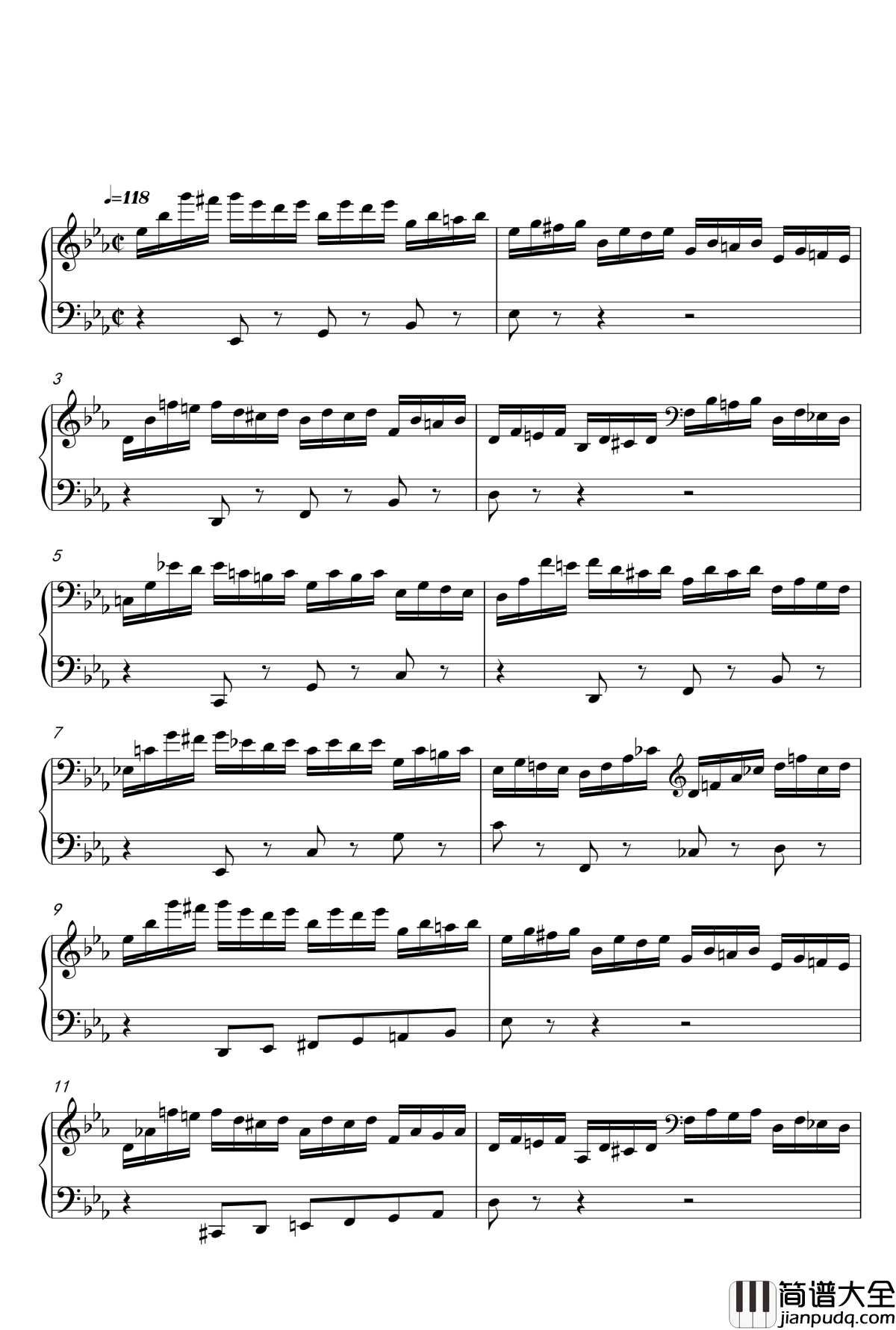 练习曲钢琴谱_TONY_王