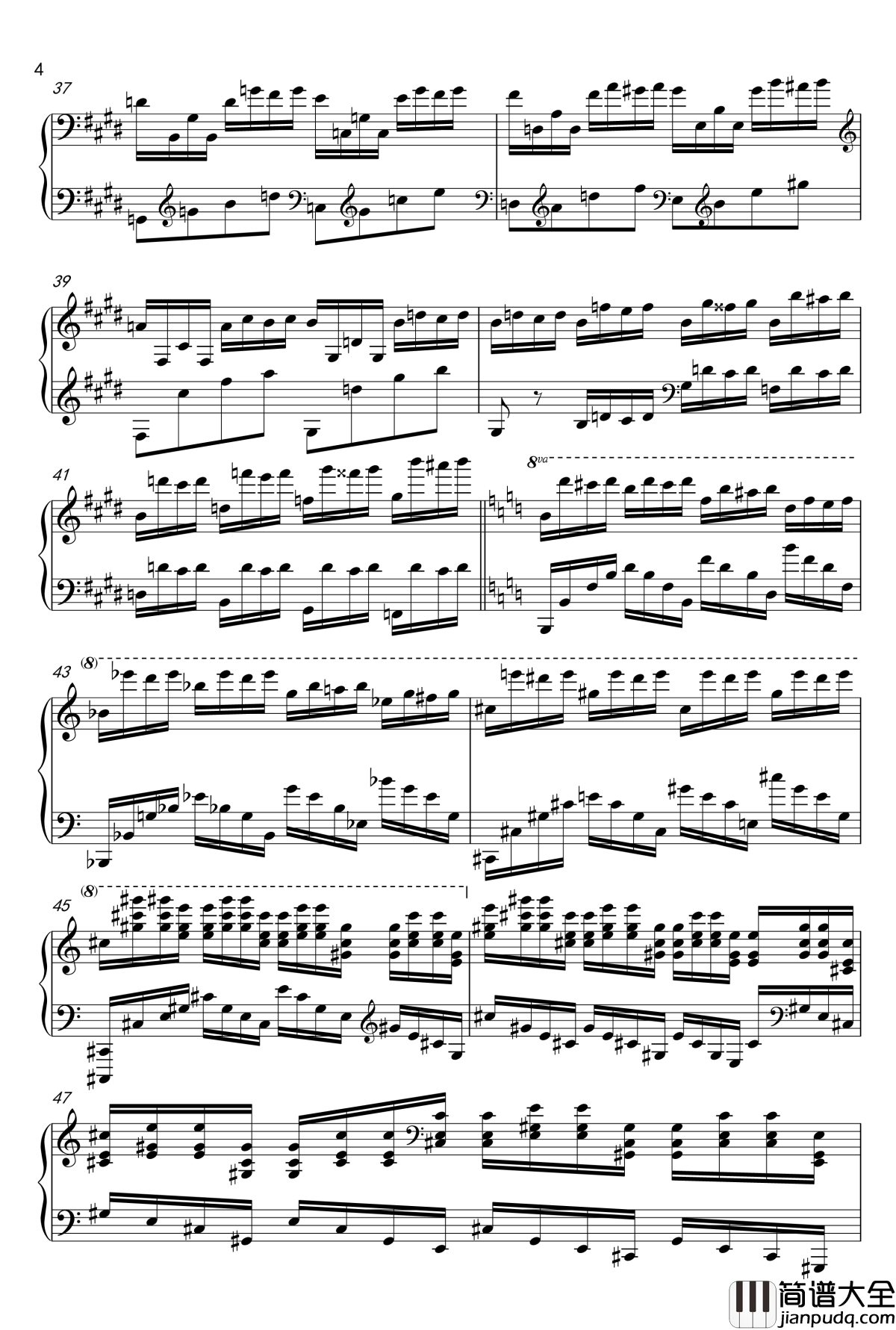 练习曲钢琴谱_TONY_王