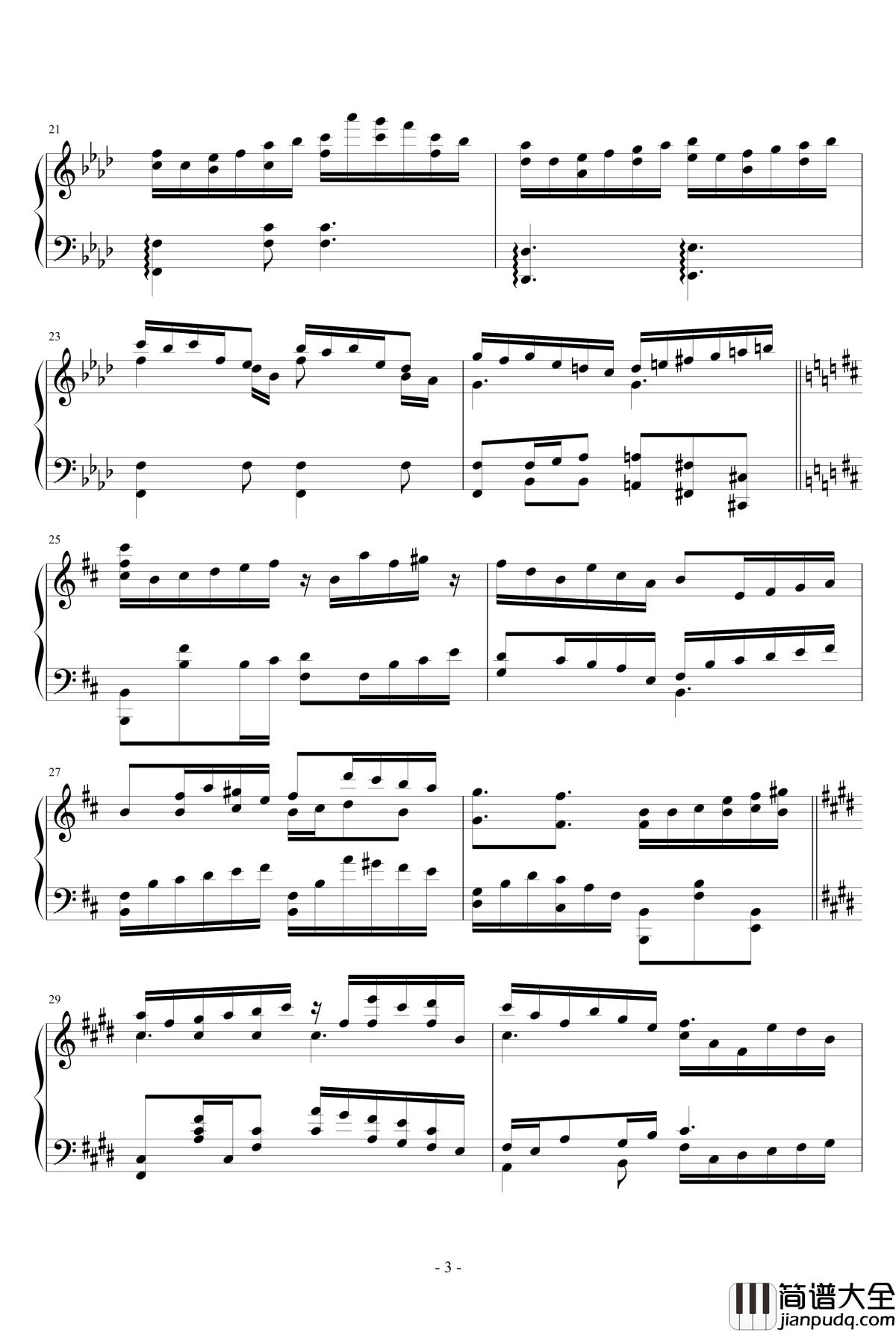 空谷回声钢琴谱_琴欲