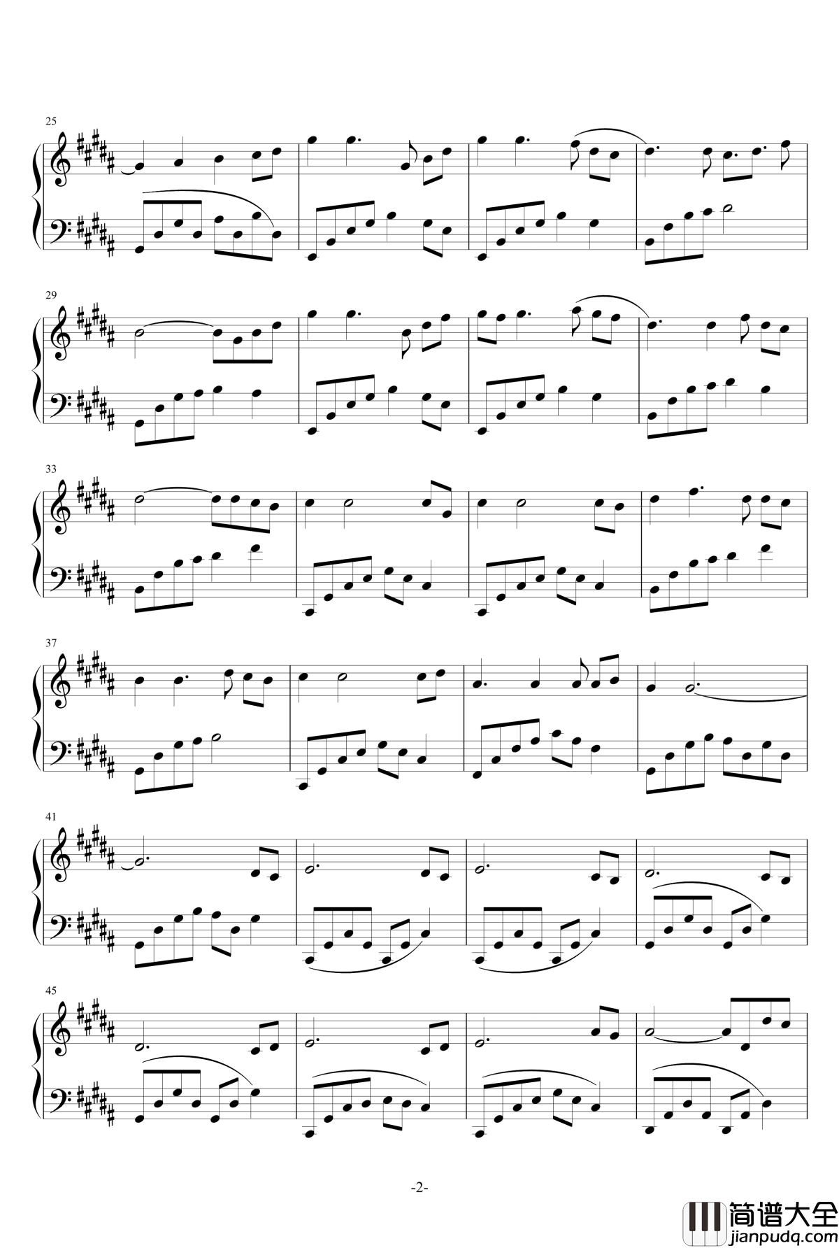 雨钢琴谱_為妳而舞