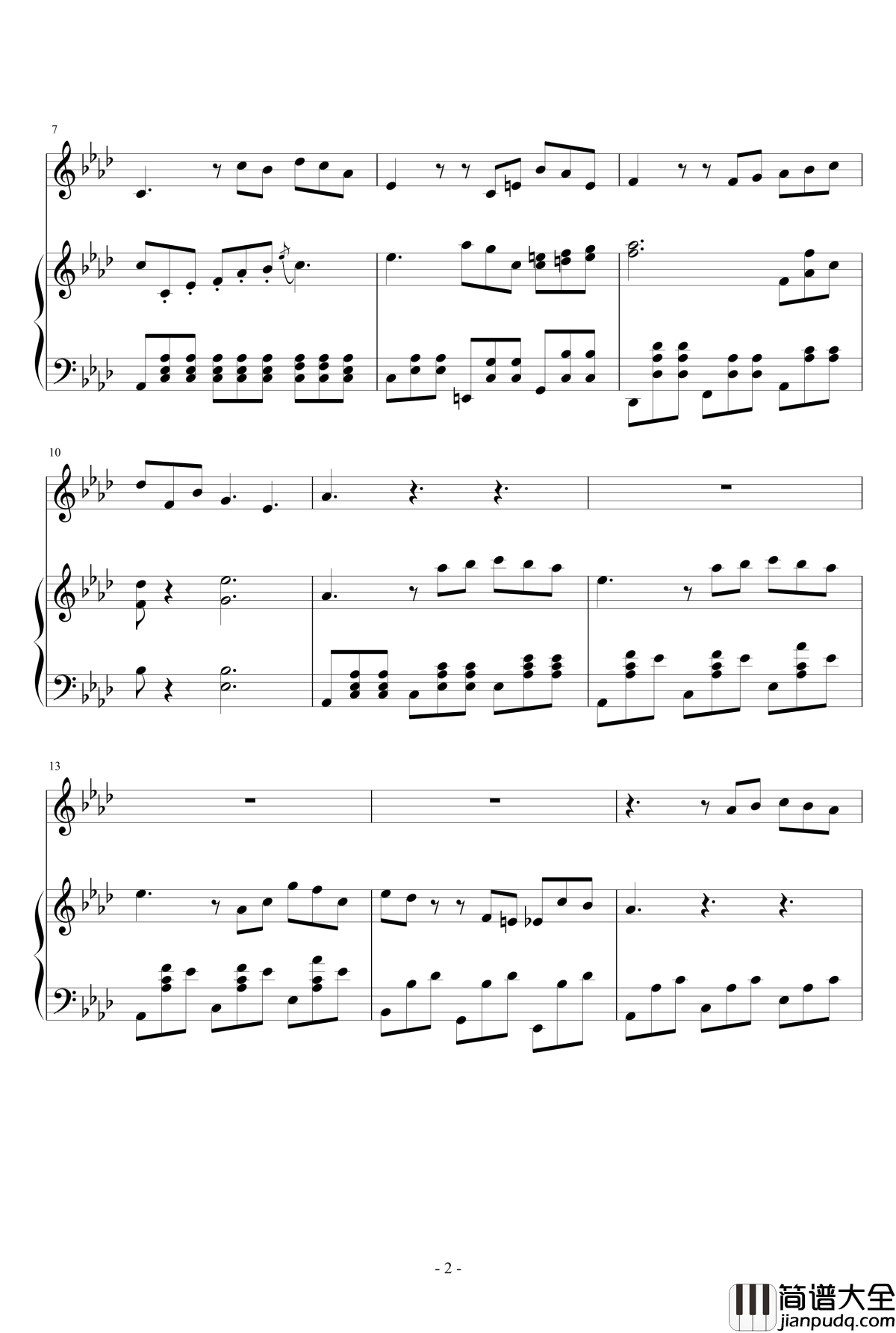 Art_Song_for_winter钢琴谱_nzh1934