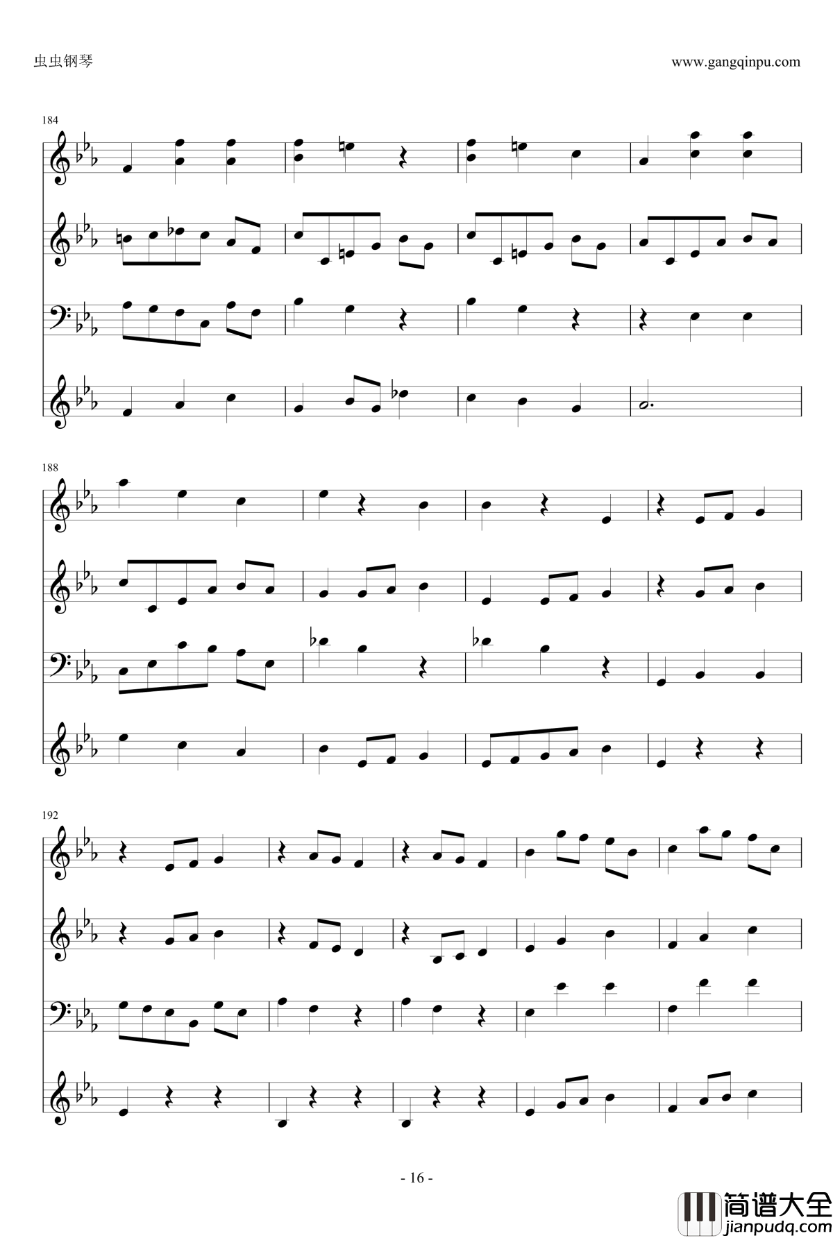 Moon_Bridge_nzh1934_钢琴谱