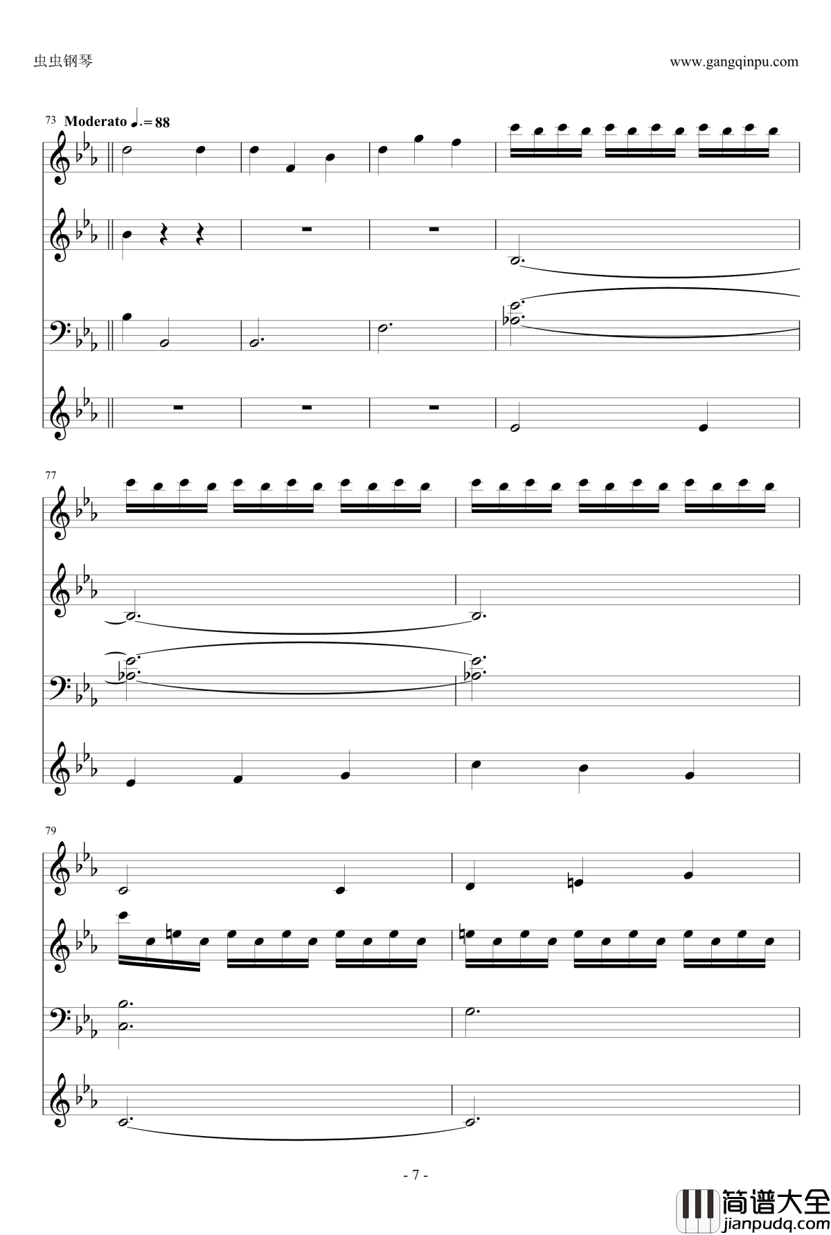 Moon_Bridge_nzh1934_钢琴谱