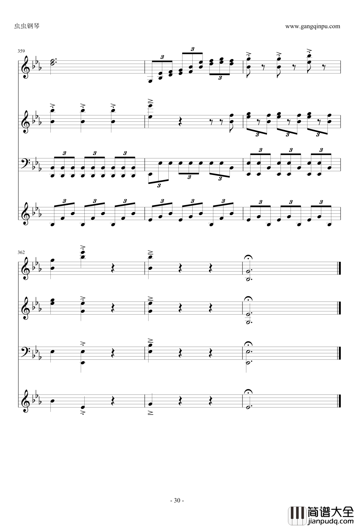 Moon_Bridge_nzh1934_钢琴谱