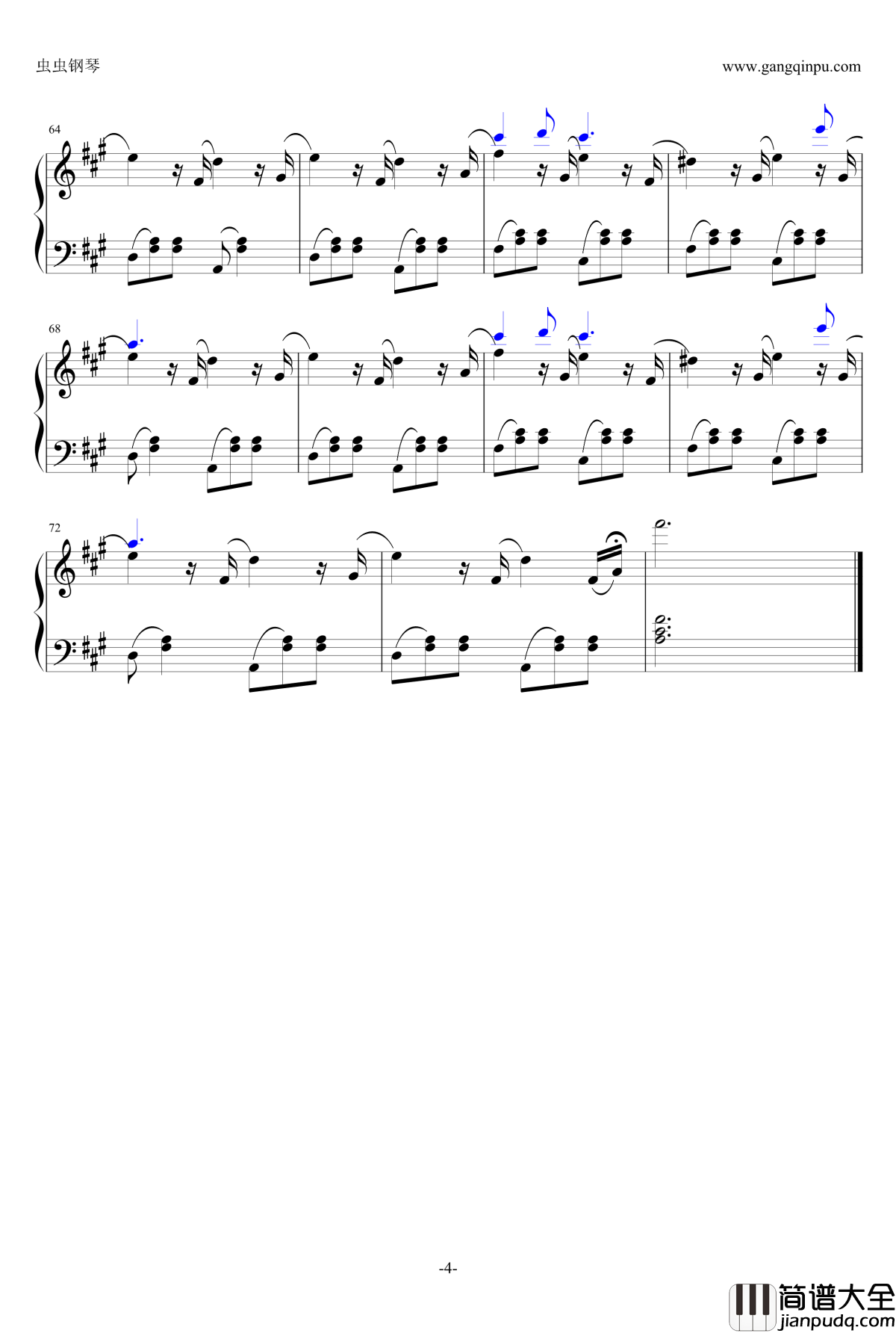 Sous_I‘eau钢琴谱_Alexandra_Streliski