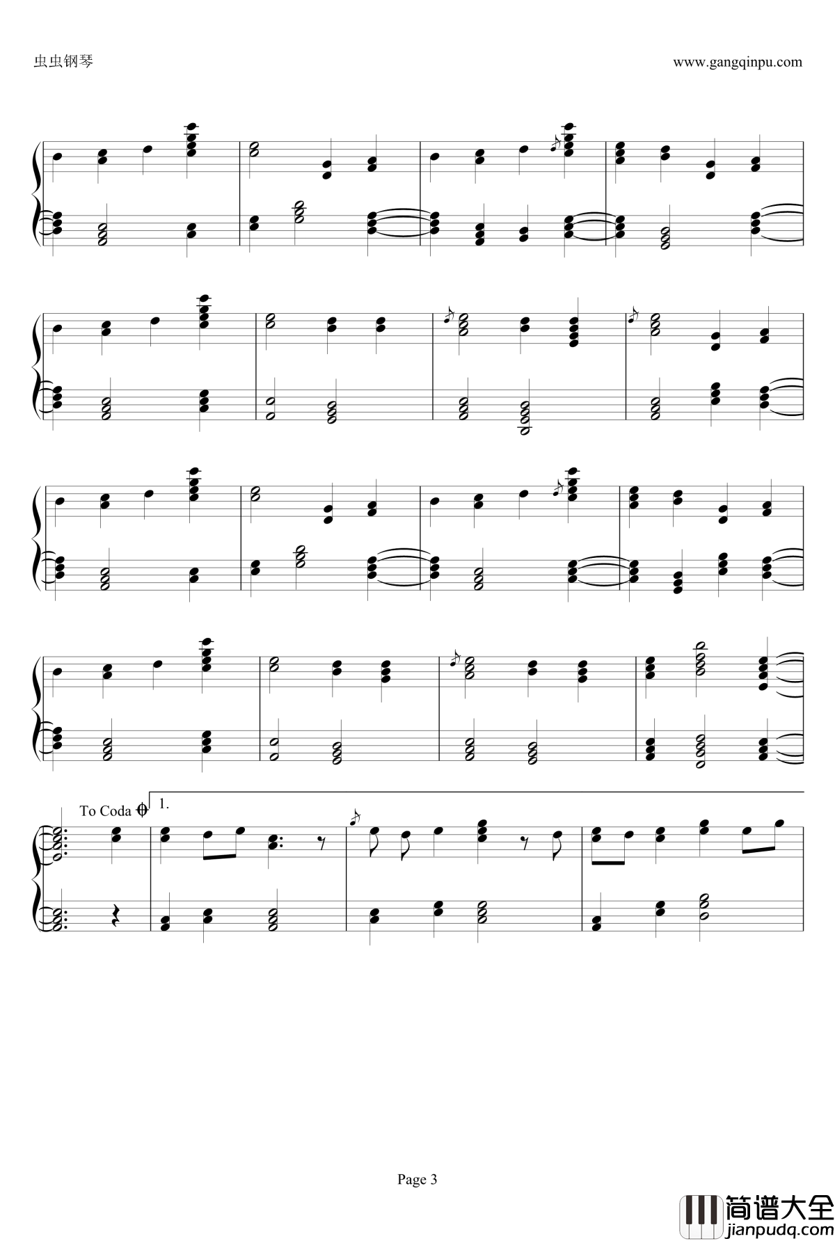 嗚咽钢琴谱_初音未来