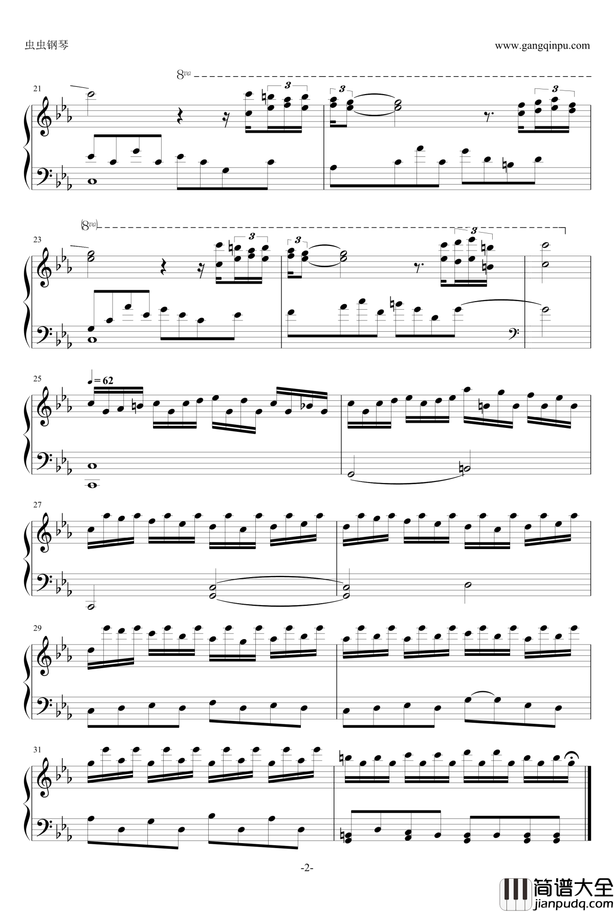 The_Four_Witnesses钢琴谱_Piano_最后一扇门