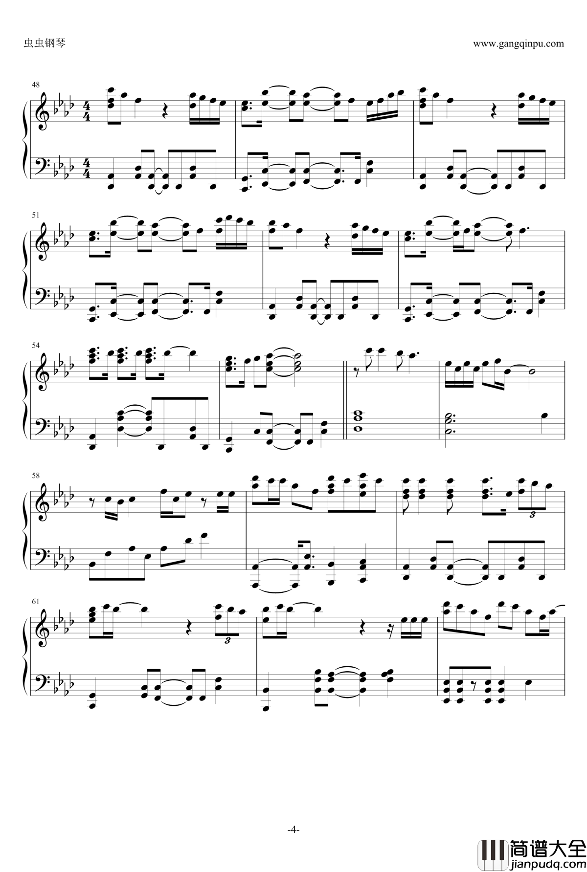 rain钢琴谱_金泰妍