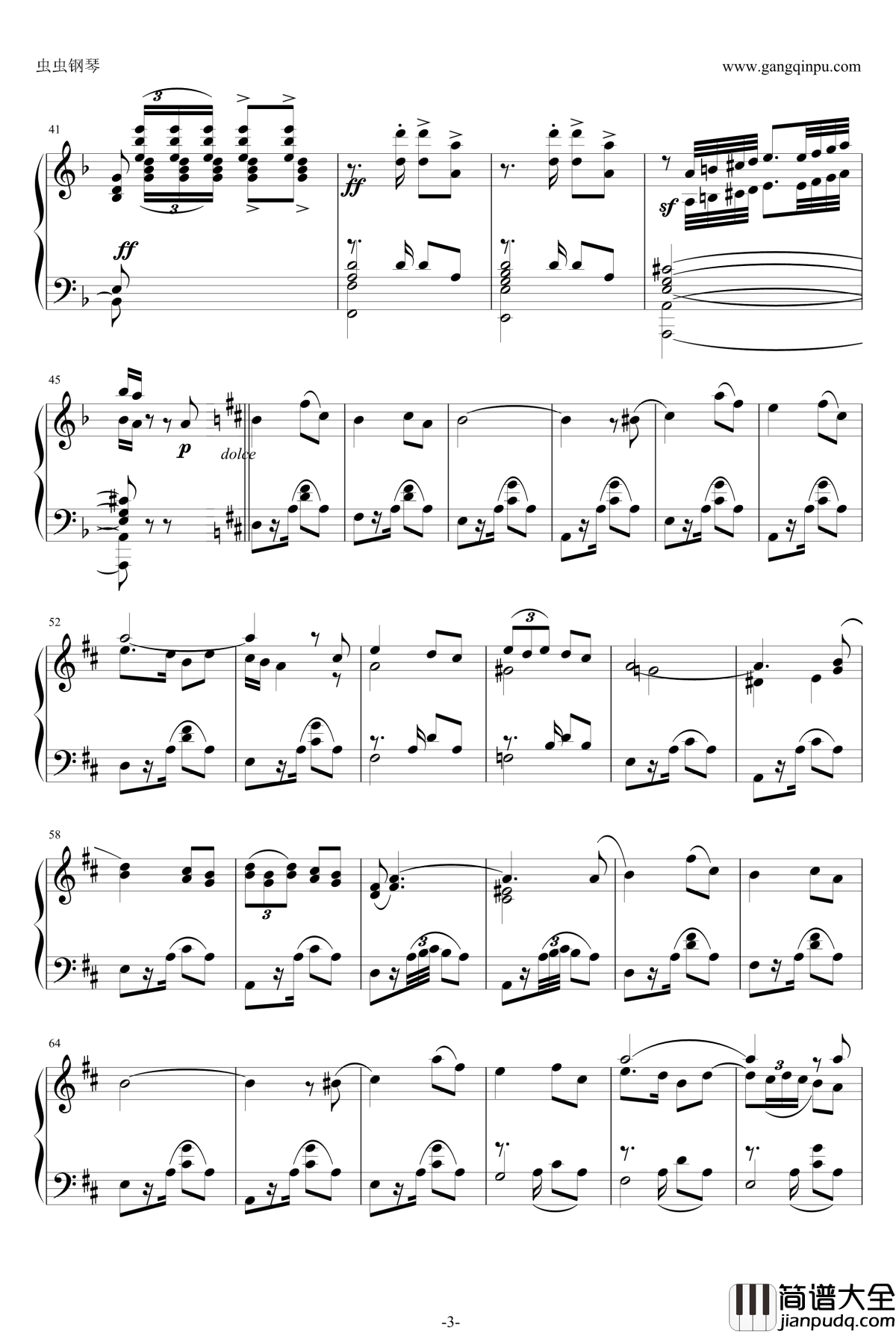 Jealousy钢琴谱_嫉妒探戈_Jalousie_雅科比·盖德