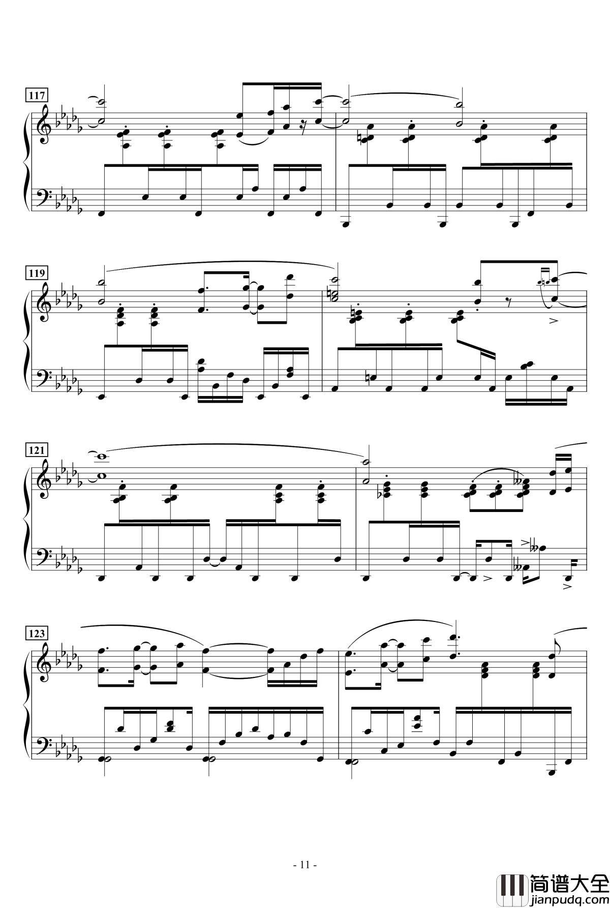 日曜日の旅立ち钢琴谱_～23年前のきおく～_雪城奥菲斯