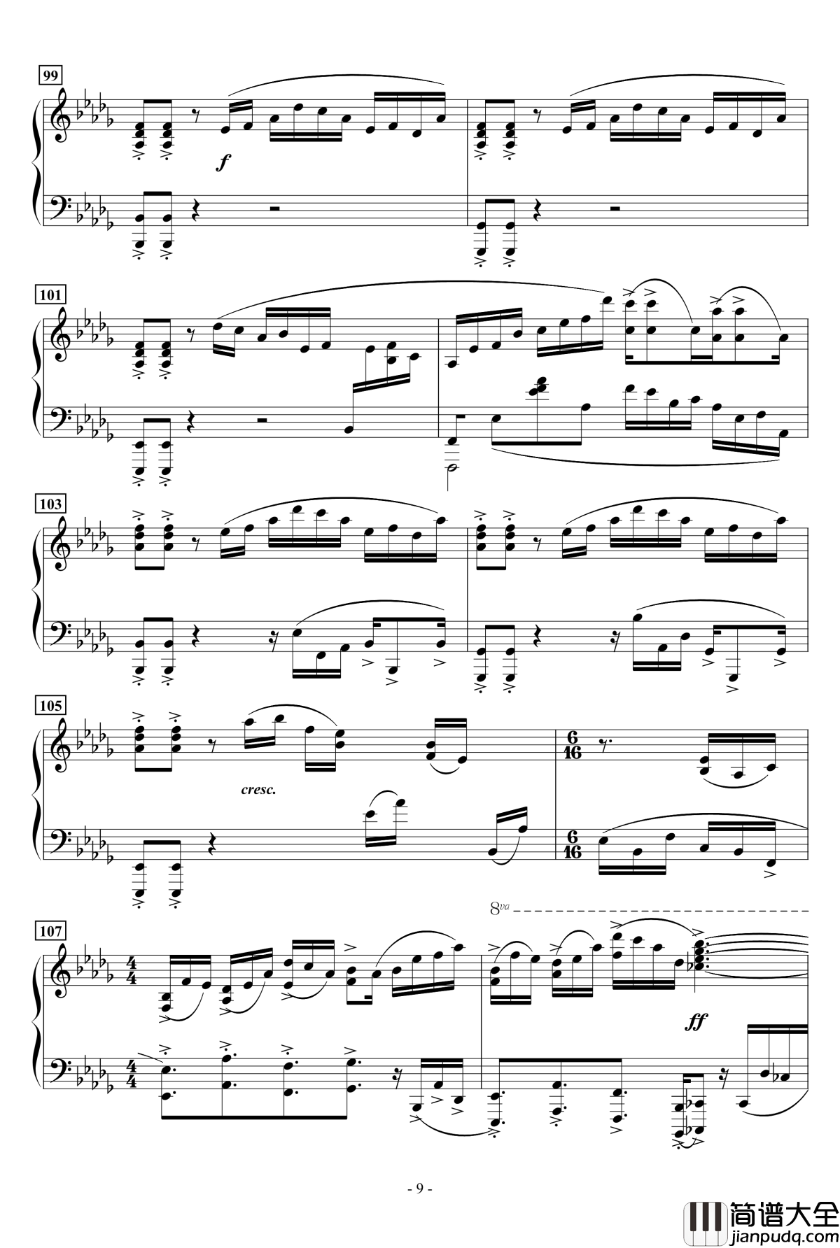 日曜日の旅立ち钢琴谱_～23年前のきおく～_雪城奥菲斯