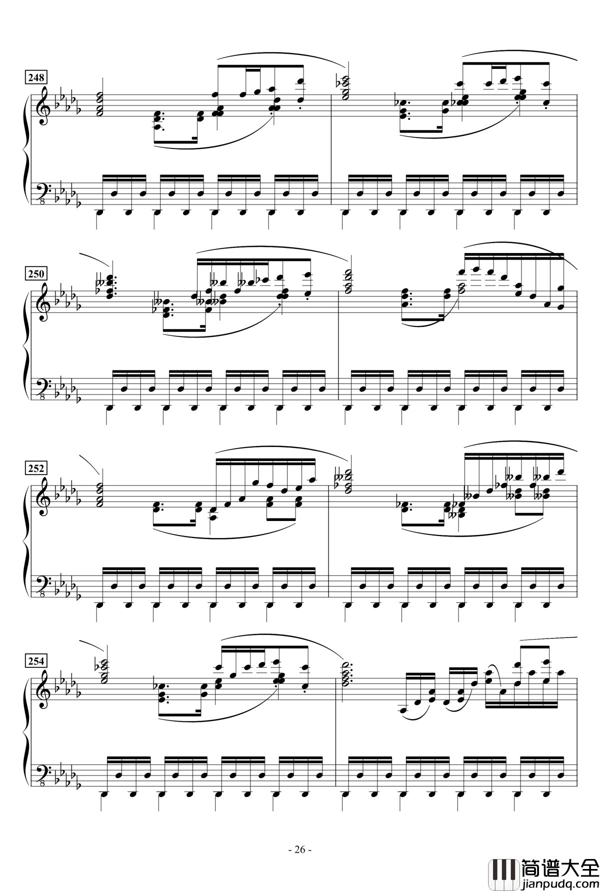 日曜日の旅立ち钢琴谱_～23年前のきおく～_雪城奥菲斯