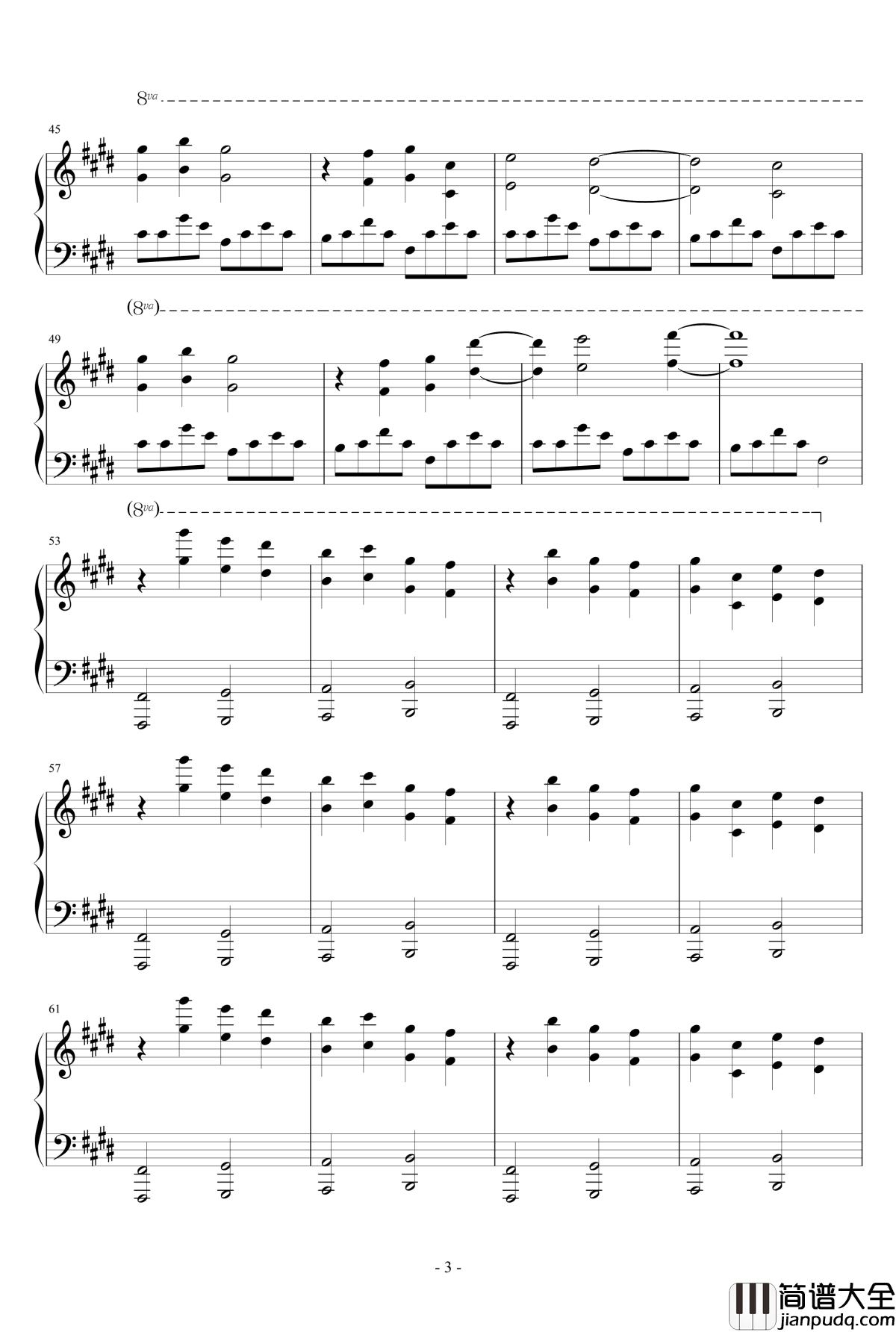 空飛ぶ鳥は自由を唄う钢琴谱__NORN9