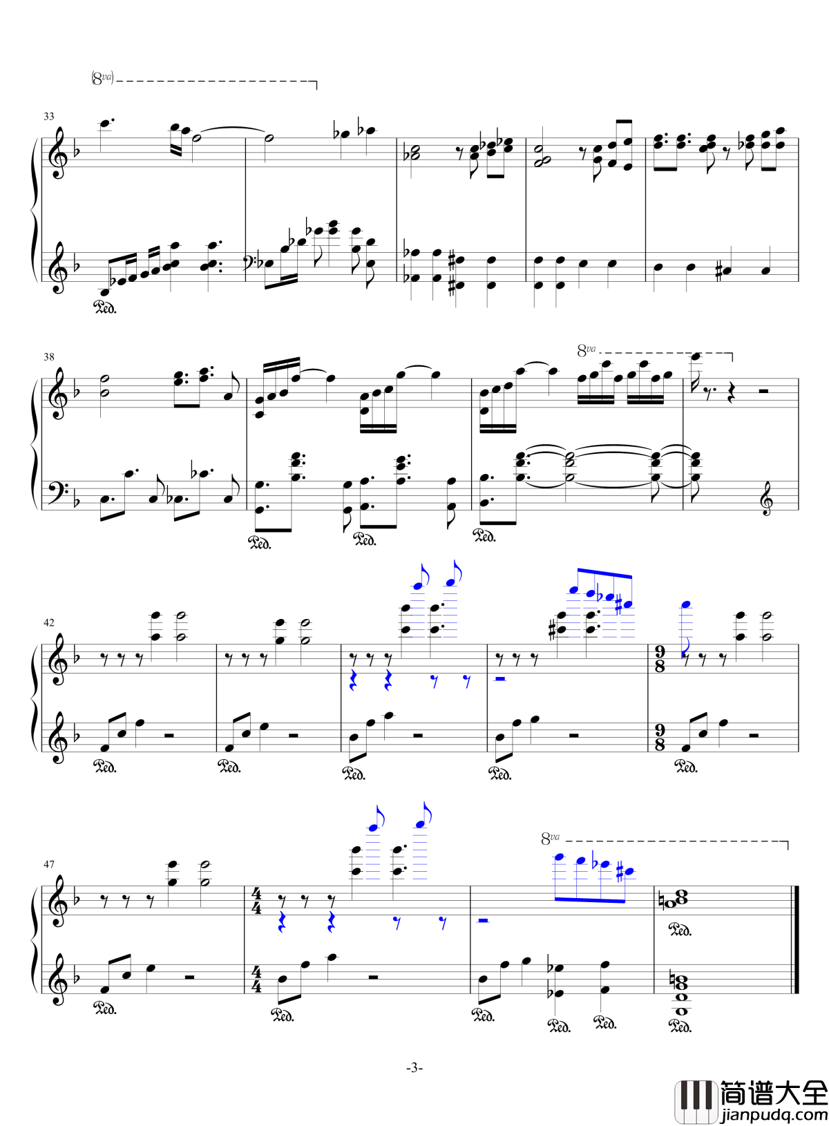 帕市结界里无尽的等待钢琴谱_Dr_Hope